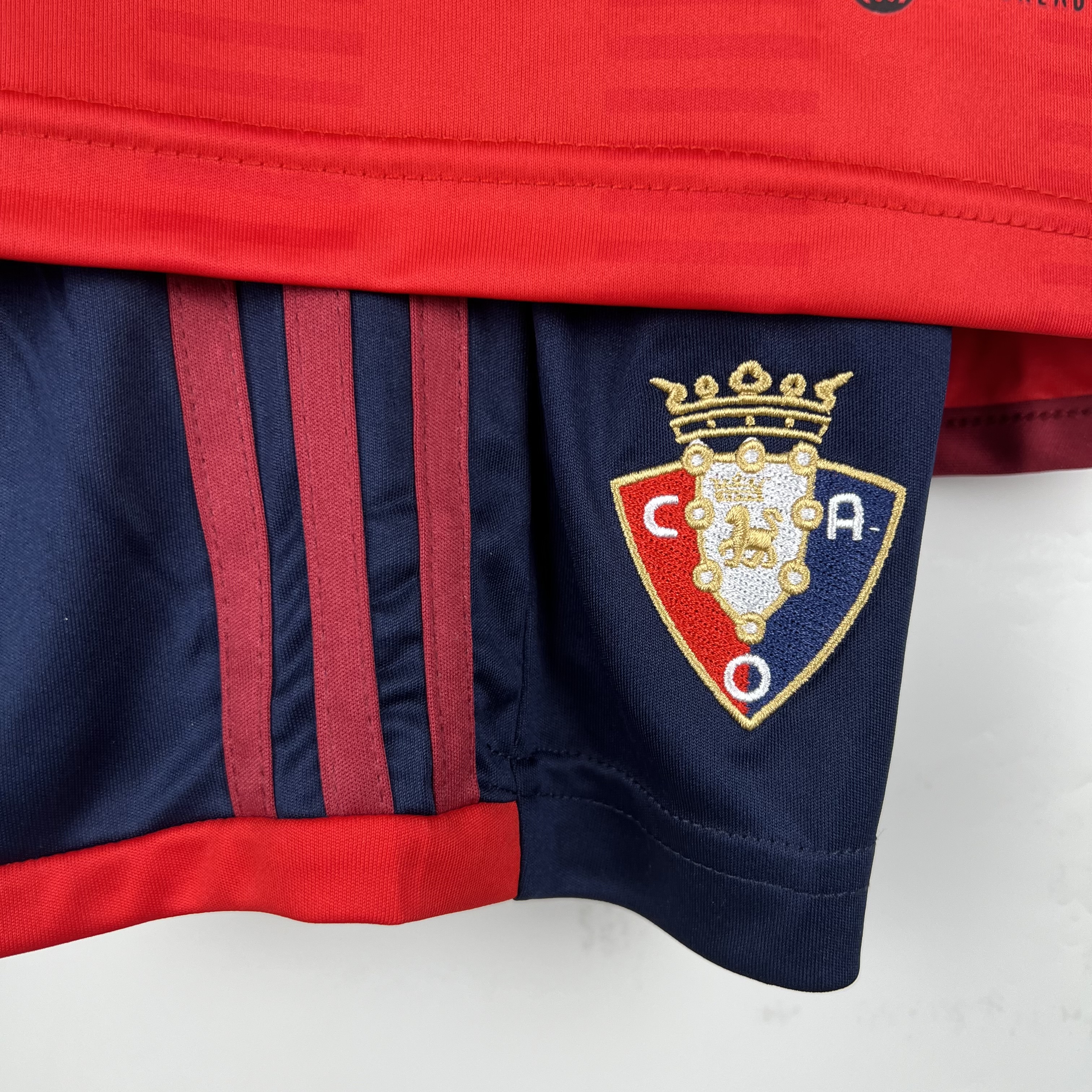 Osasuna 23-24 Home Stadium Kids Kit - SOCCERDEALSHOP