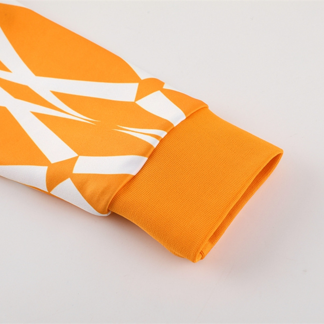 Cote d'Ivoire 23-24 Jacket Training Tracksuit - Orange & Black - SOCCERDEALSHOP