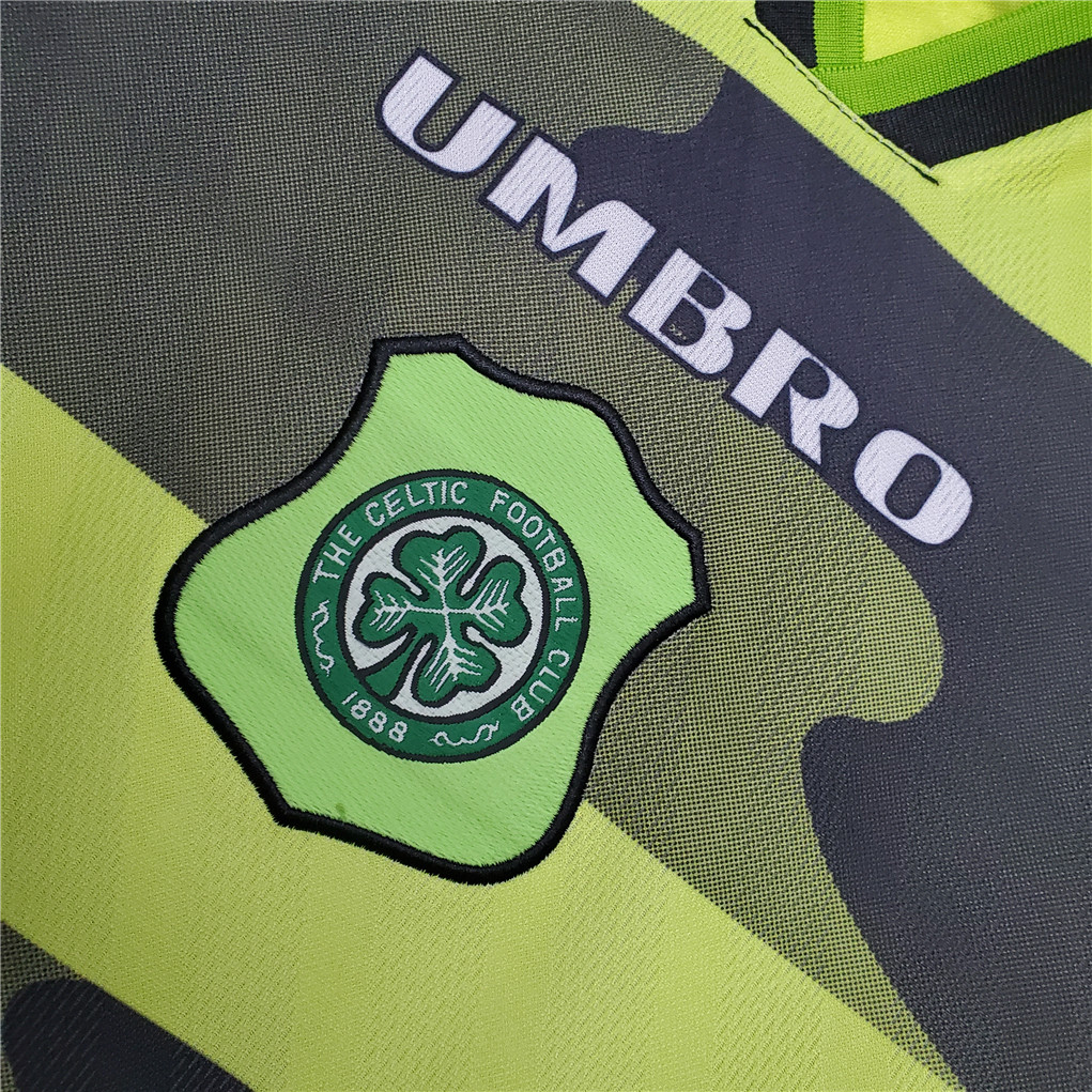 Retro Celtic 1996-97 Away Stadium Jersey - SOCCERDEALSHOP
