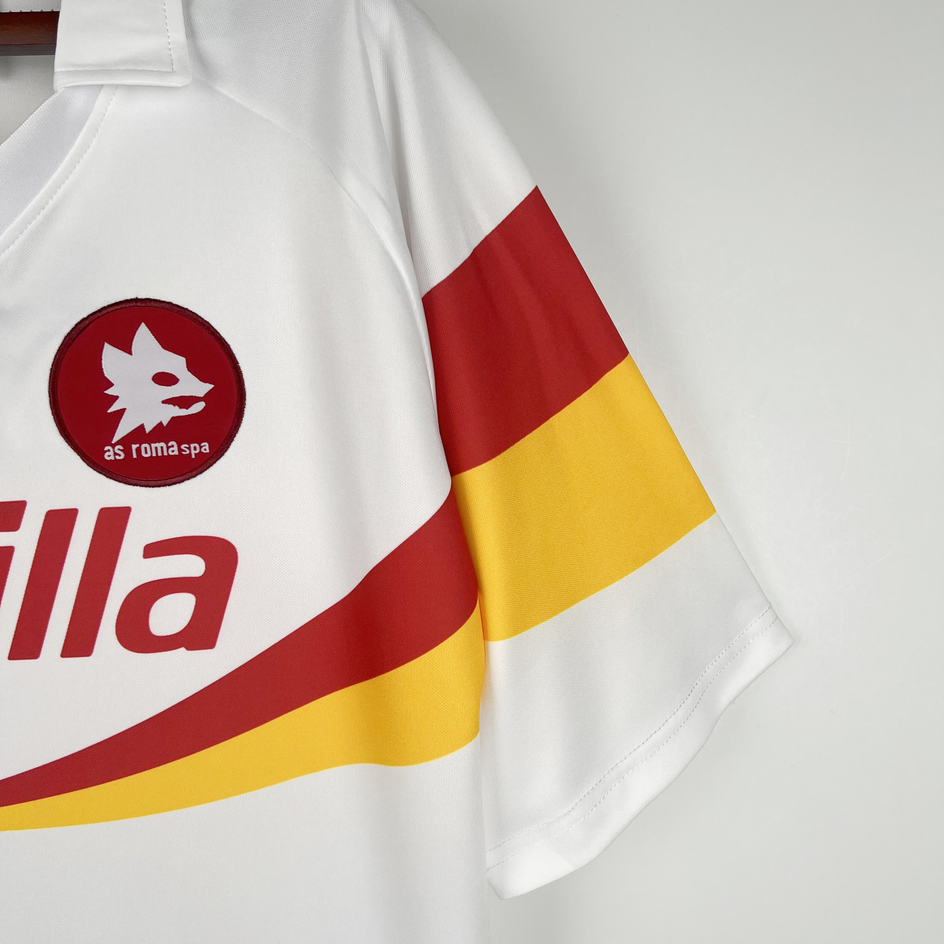 Retro Roma 1990-91 Away Stadium Jersey - SOCCERDEALSHOP