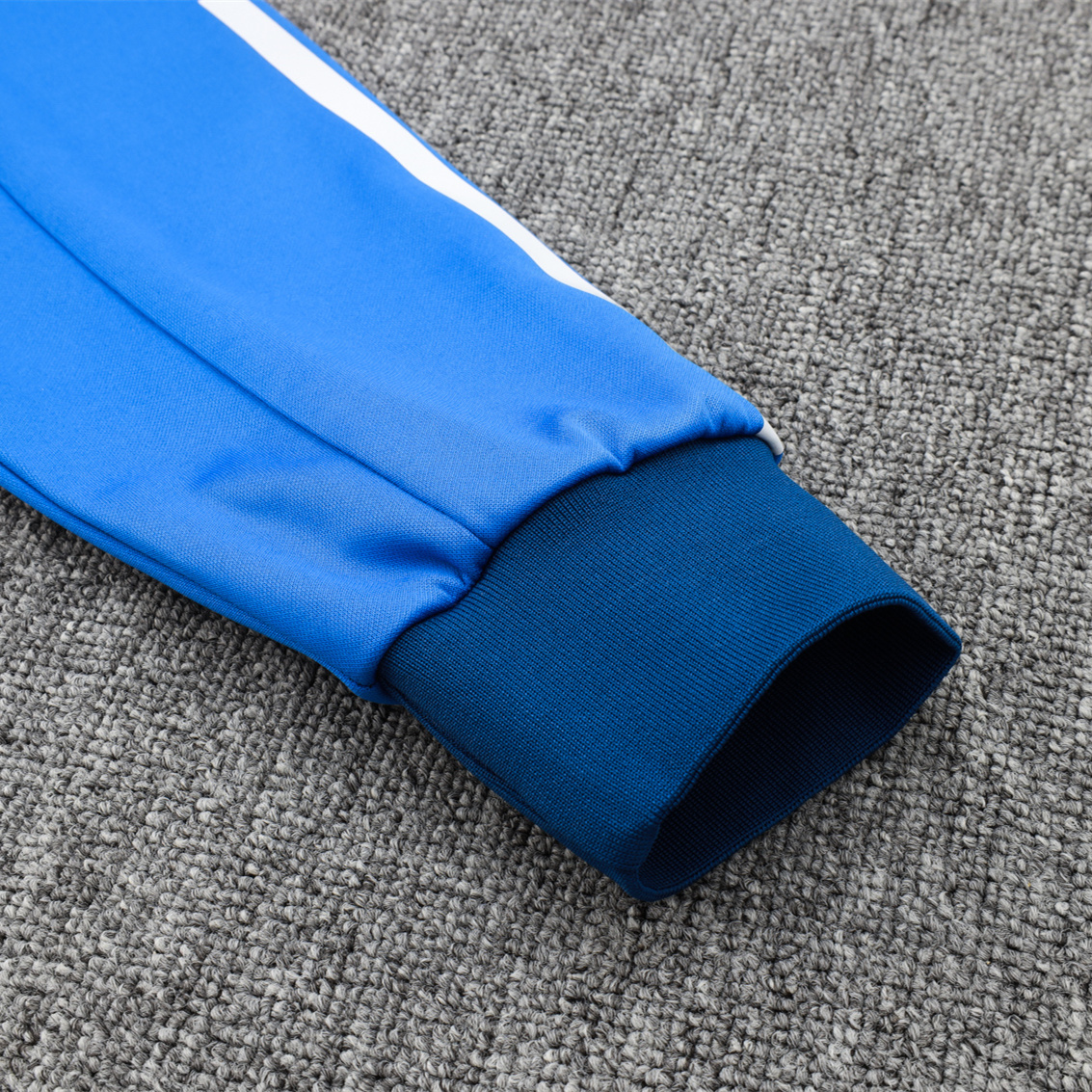 Manchester United 23-24 Men's Training Hoodie + Pants - Blue - SOCCERDEALSHOP