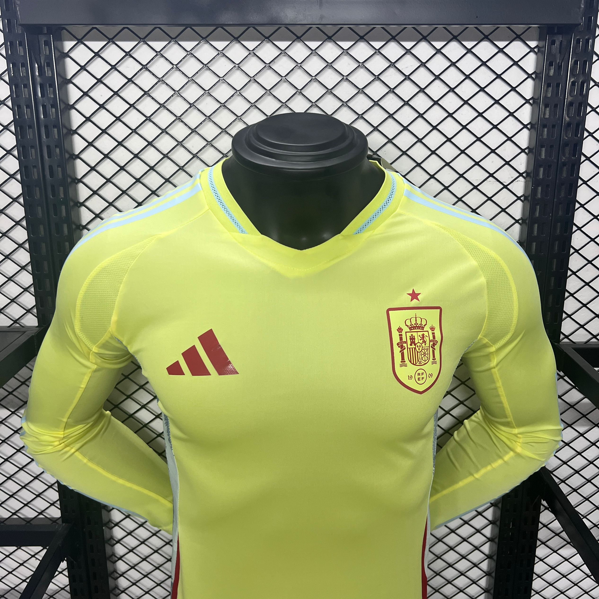 Spain 2024 Away Long Sleeve Jersey - Player Version - SOCCERDEALSHOP