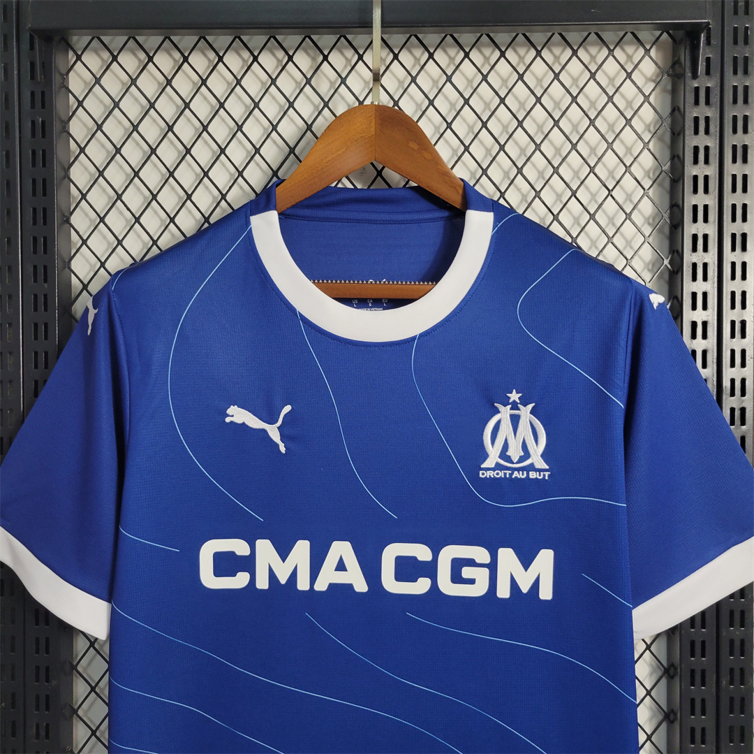 Marseille 23-24 Away Stadium Jersey - Fans Version - SOCCERDEALSHOP