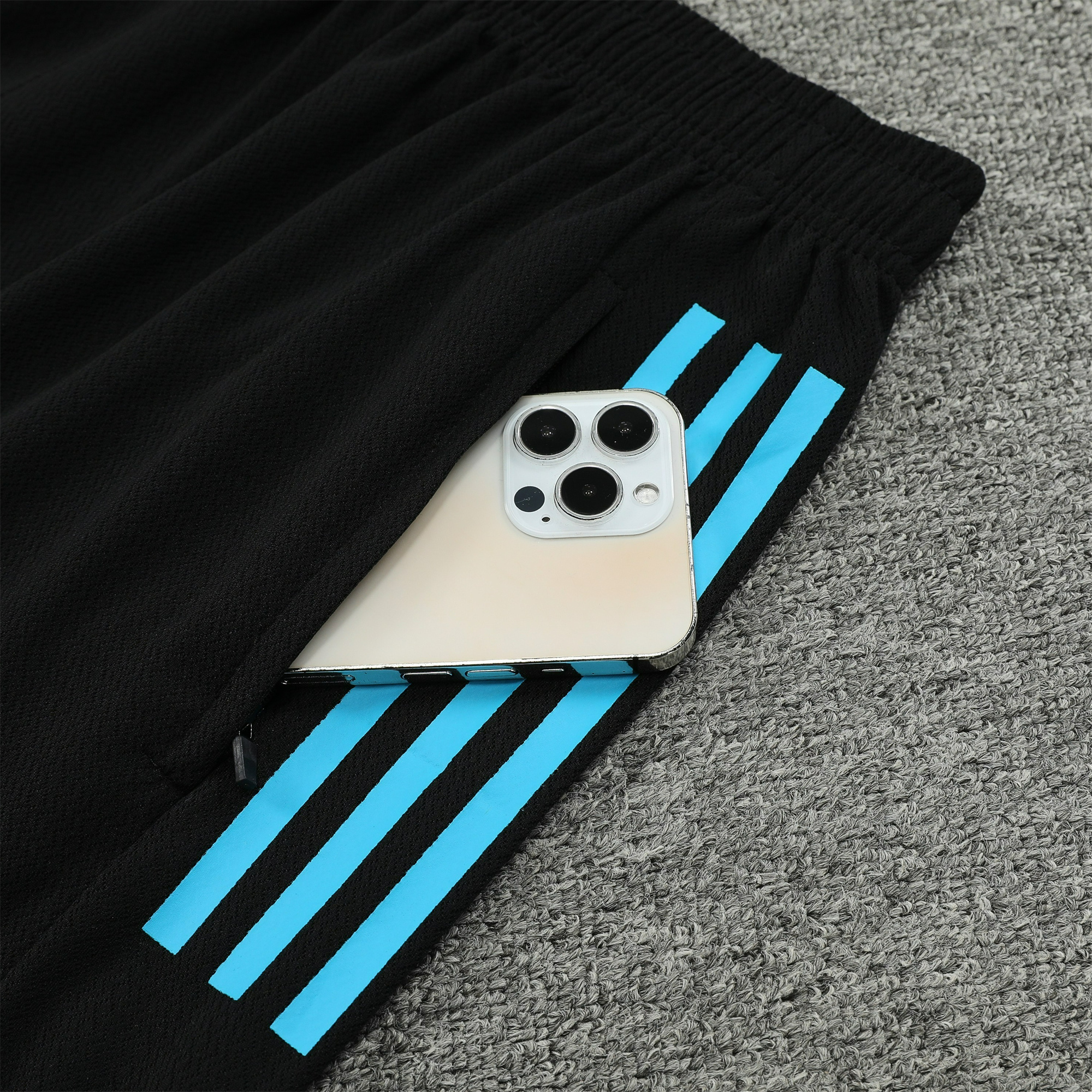 Arsenal 23-24 Short-Sleeve Training Set - Black - SOCCERDEALSHOP