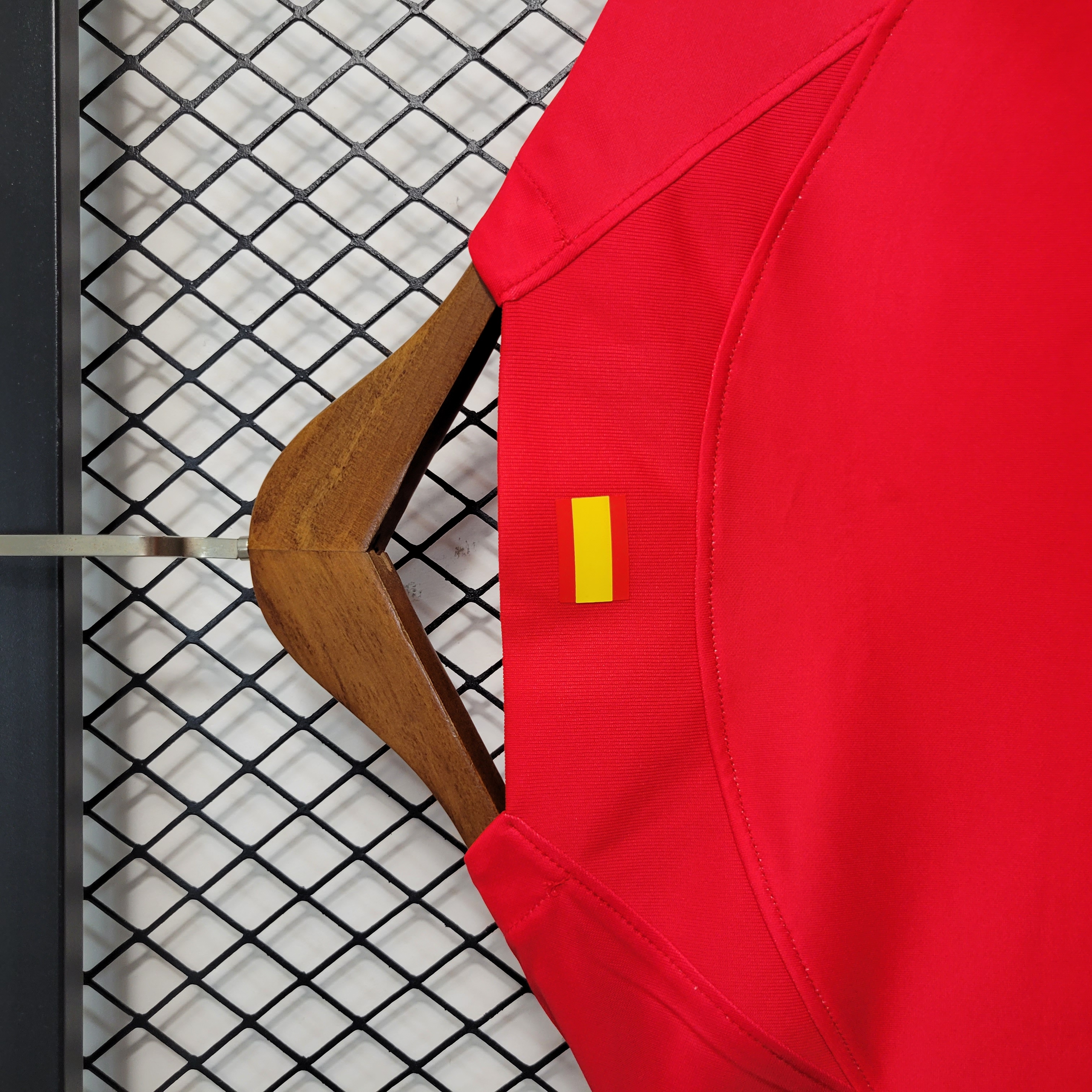 23/24 Atletico Madrid Home Long Sleeve Fans Jersey - SOCCERDEALSHOP