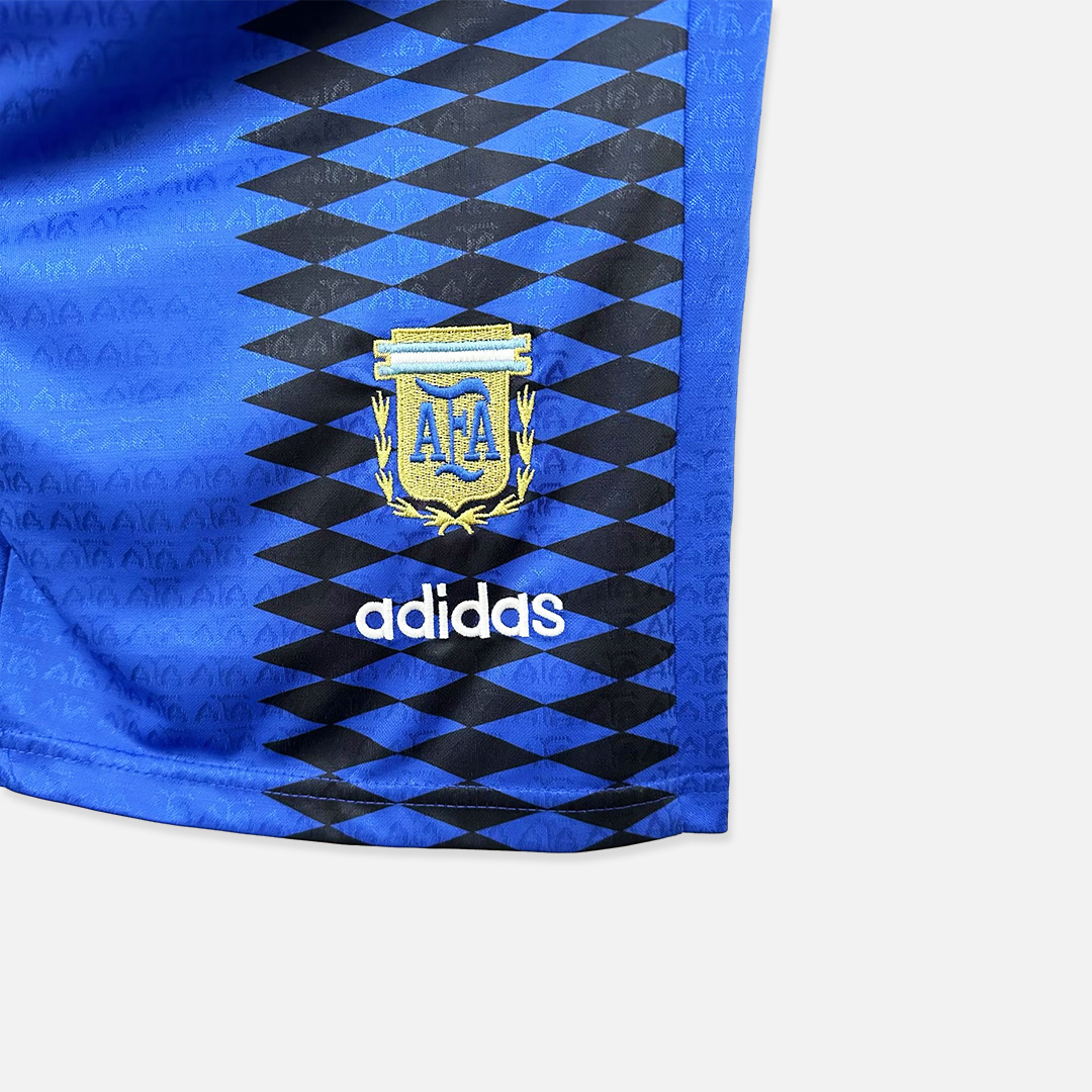Retro Argentina 1994 Away Stadium Shorts - SOCCERDEALSHOP