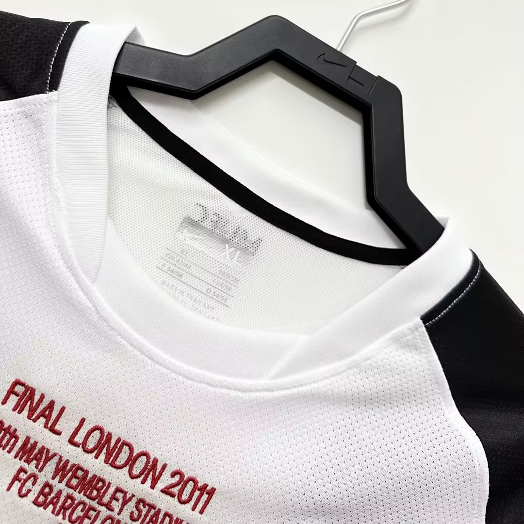 Manchester United Retro 10-11 Away Jersey - Champions League Final Version - SOCCERDEALSHOP