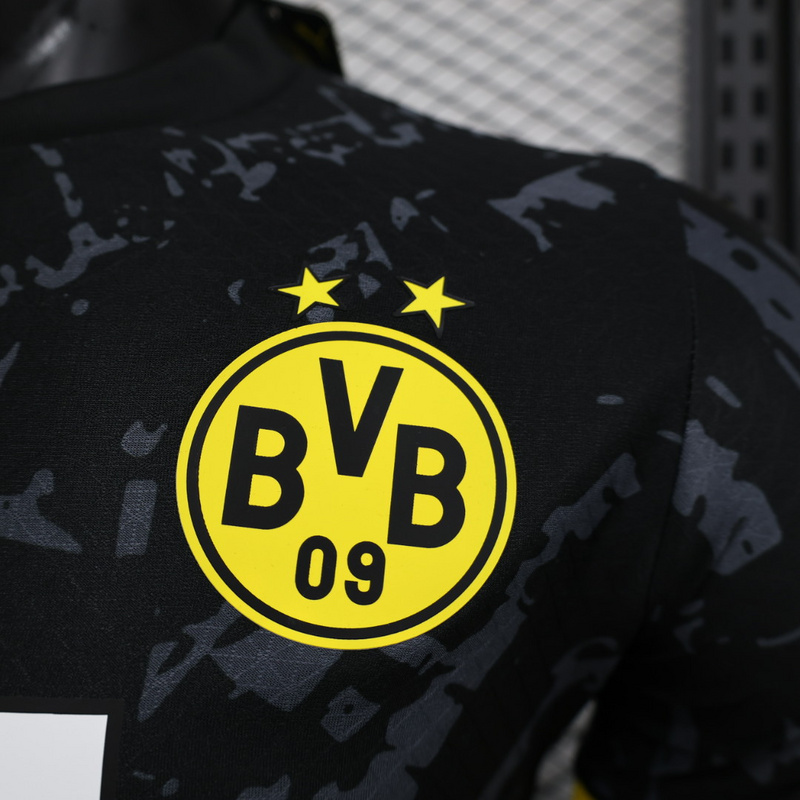 Dortmund 23-24 Away Jersey - Player Version - SOCCERDEALSHOP