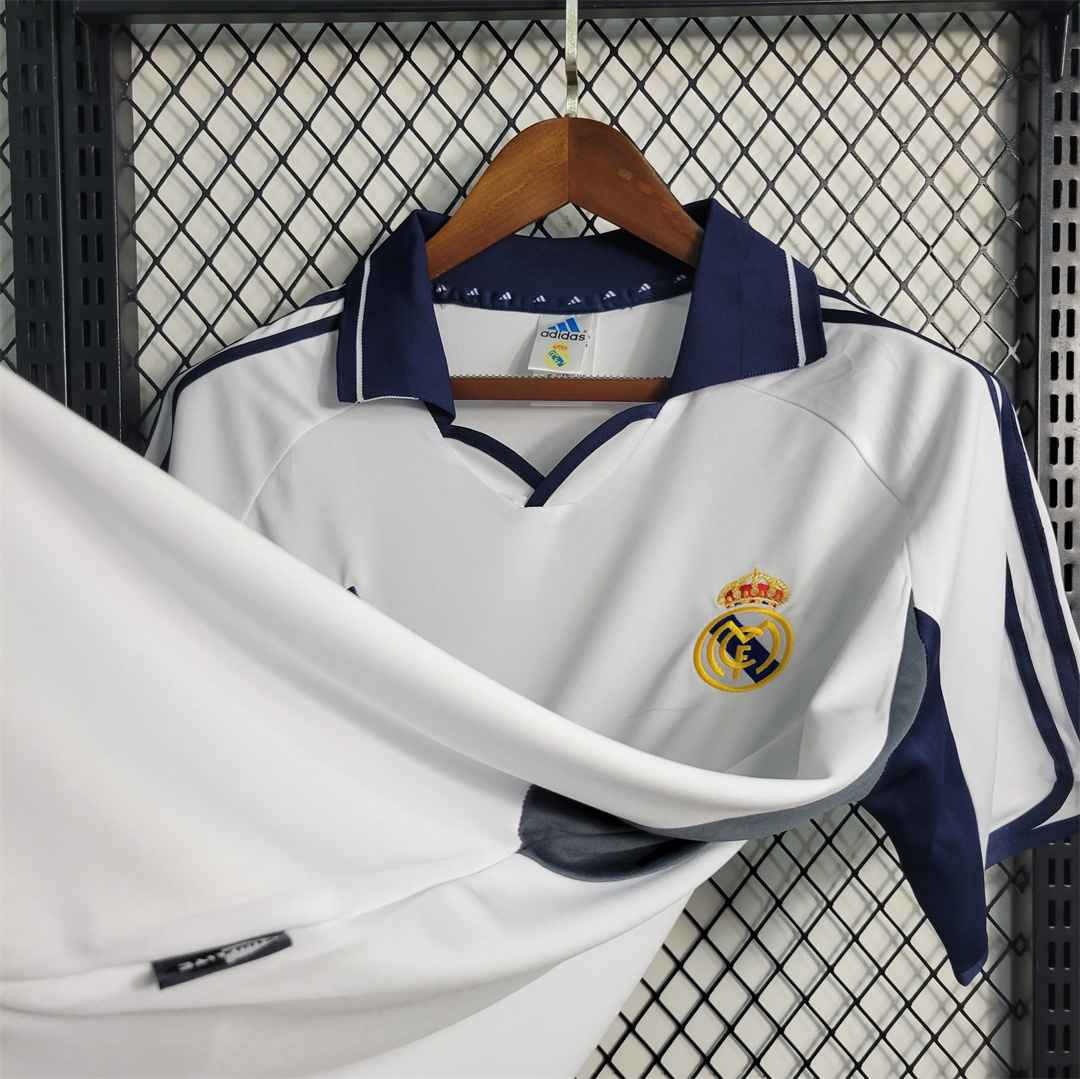Retro Real Madrid 00-01 Home Stadium Jersey - SOCCERDEALSHOP