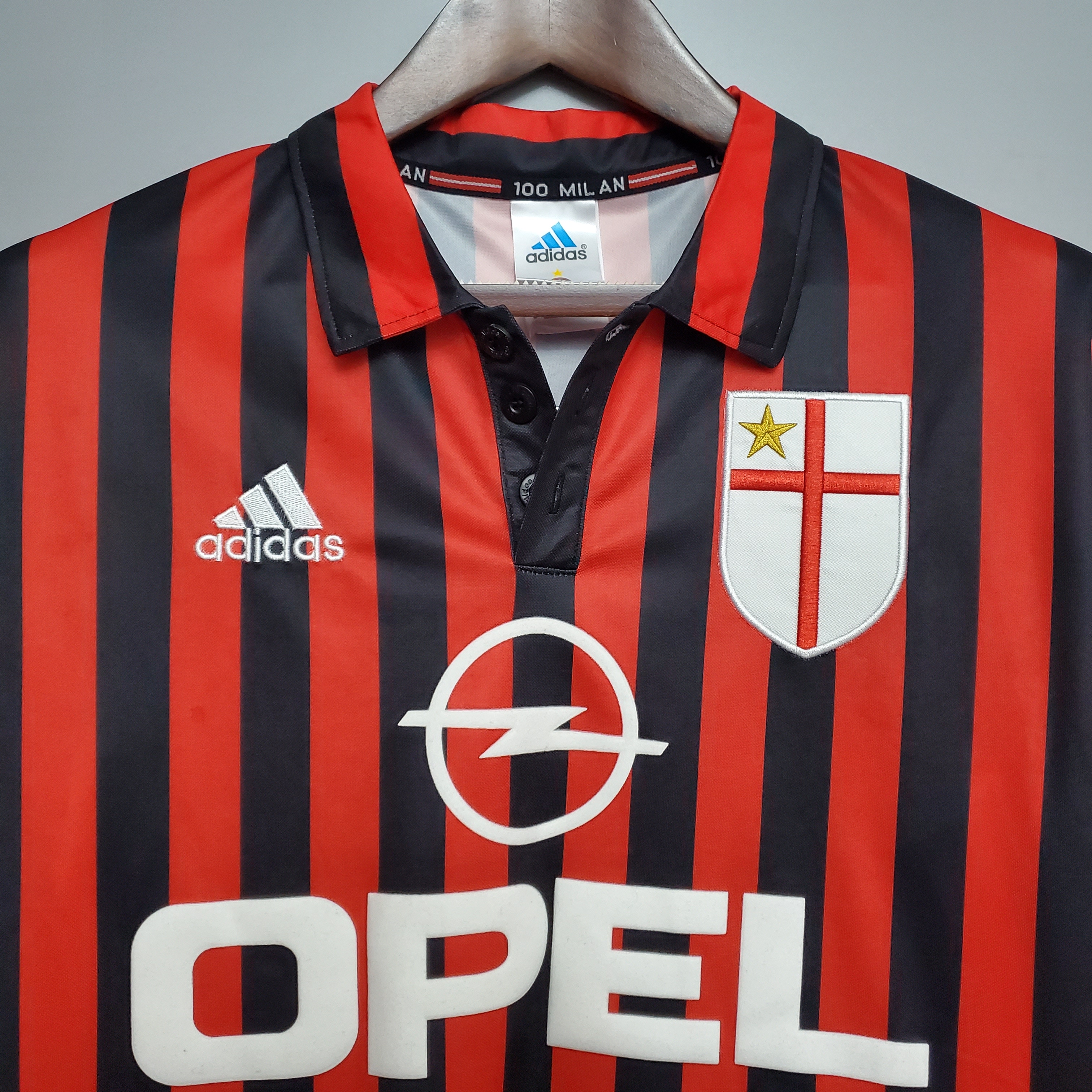 Retro AC Milan 99-00 Home Stadium Jersey - SOCCERDEALSHOP