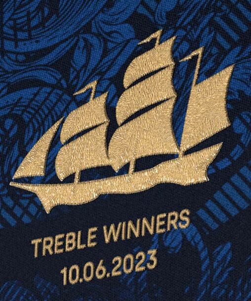 Manchester City 2023 Treble Winners Commemorative Jersey - Player Version - SOCCERDEALSHOP