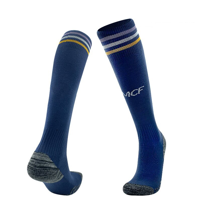 Real Madrid 23-24 Away Socks - Blue - SOCCERDEALSHOP