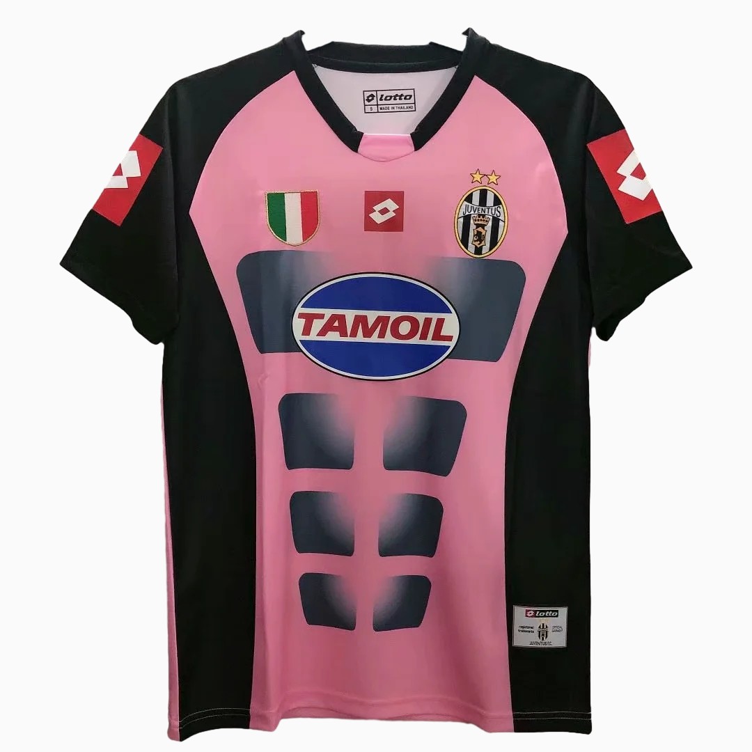 Retro Juventus 2002-03 Pink Goalkeeper Jersey - SOCCERDEALSHOP