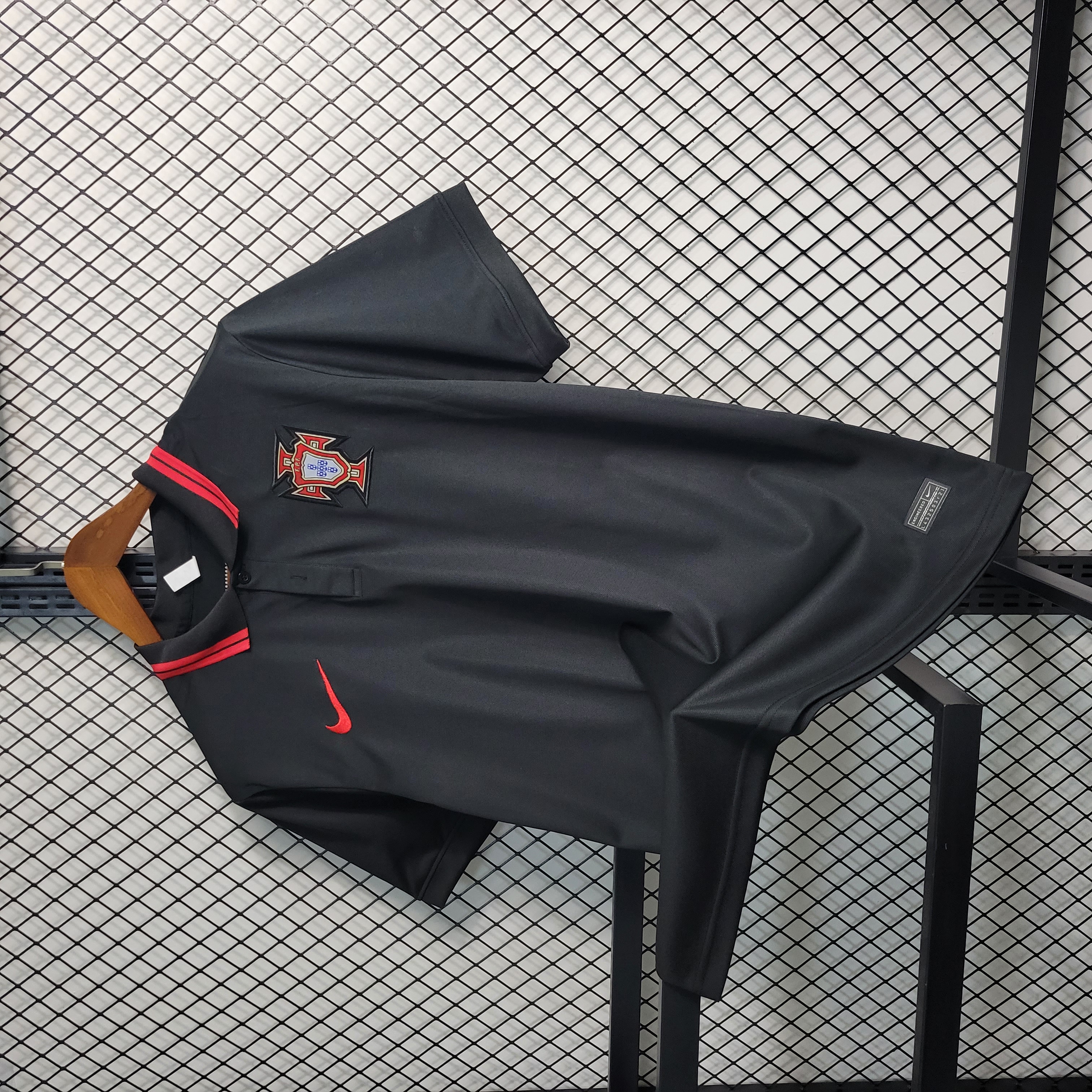 Portugal 23-24 Black Polo Shirt - SOCCERDEALSHOP