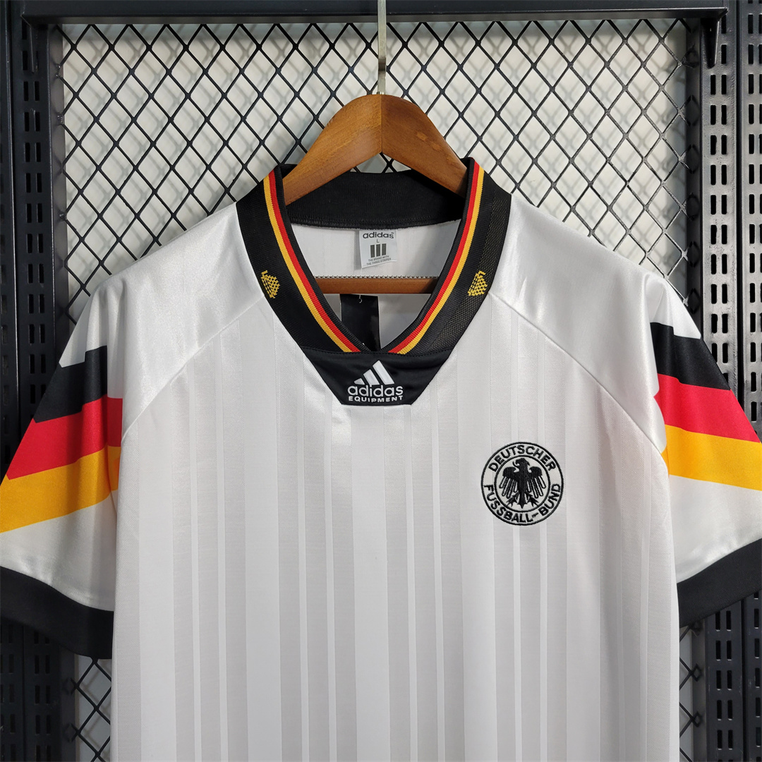 Retro Germany 1992 Home Stadium Jersey - SOCCERDEALSHOP