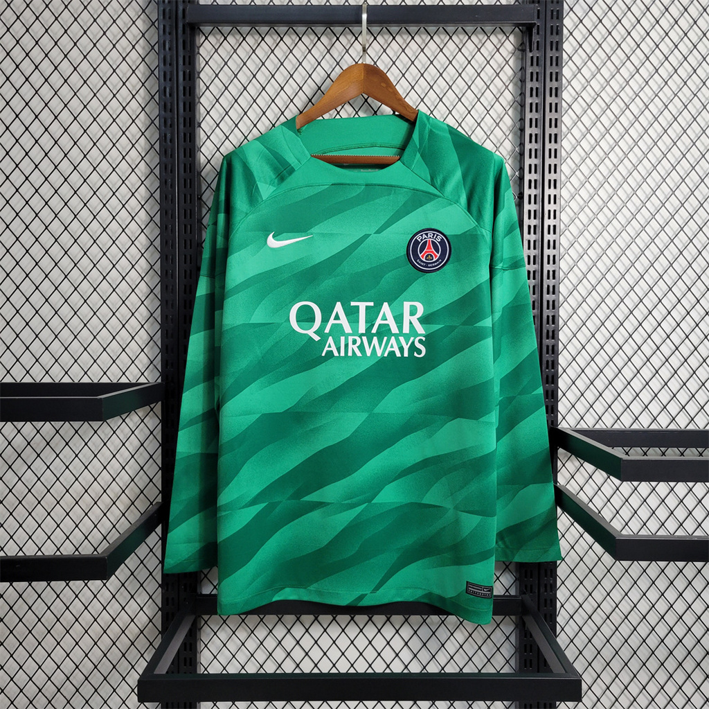 Paris Saint-Germain PSG 23-24 Goalkeeper Long Sleeve Jersey - Fans Version - SOCCERDEALSHOP