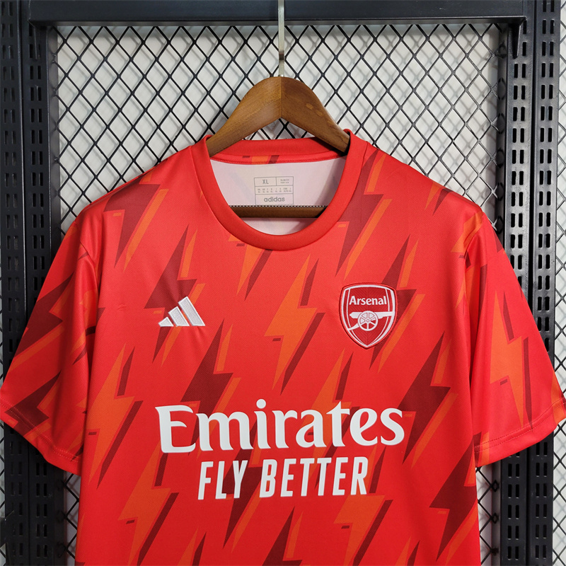 Arsenal 23/24 Red Training Jersey - Fans Version - SOCCERDEALSHOP
