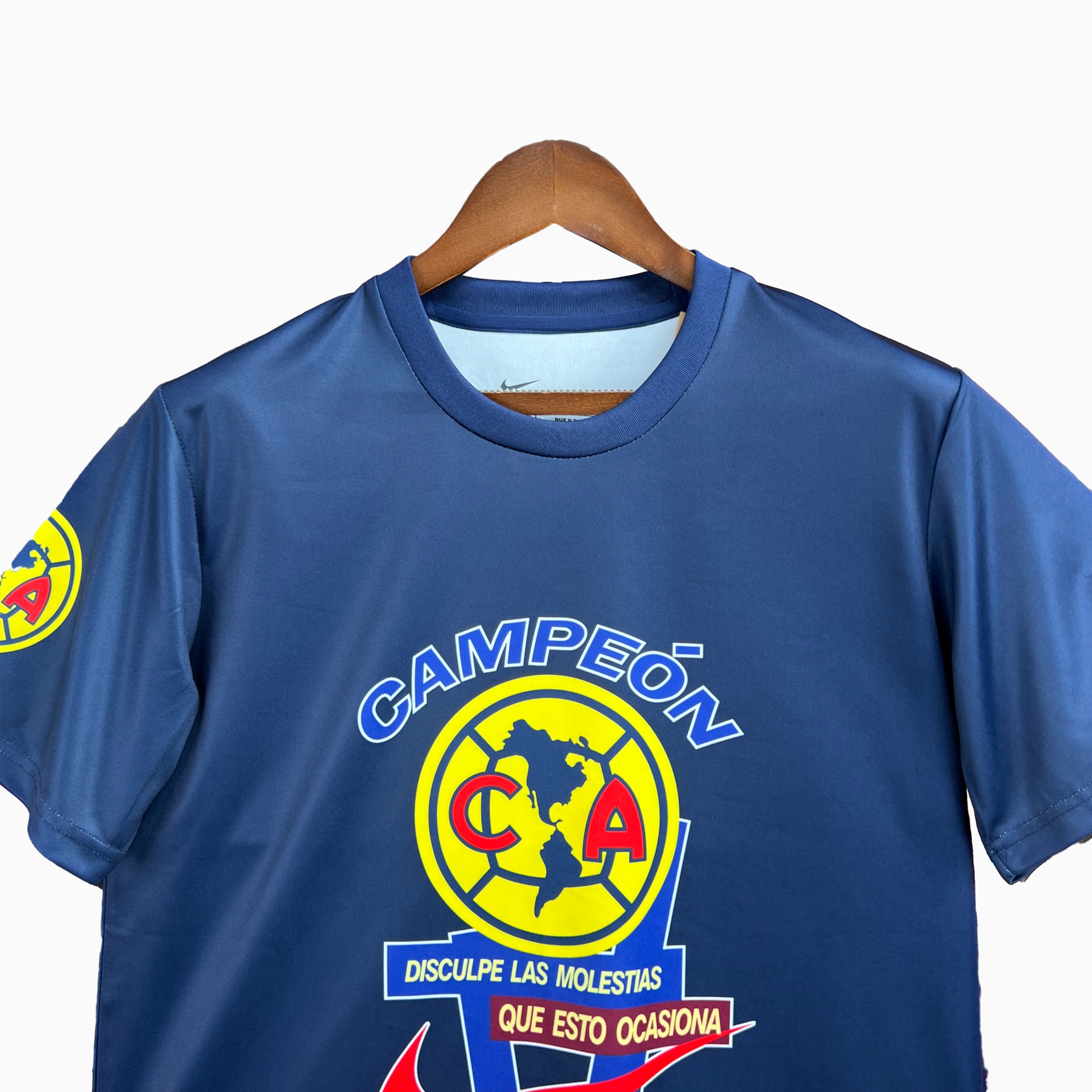 América 23-24 Champion Commemorative Edition Jersey - Fans Version - Blue - SOCCERDEALSHOP