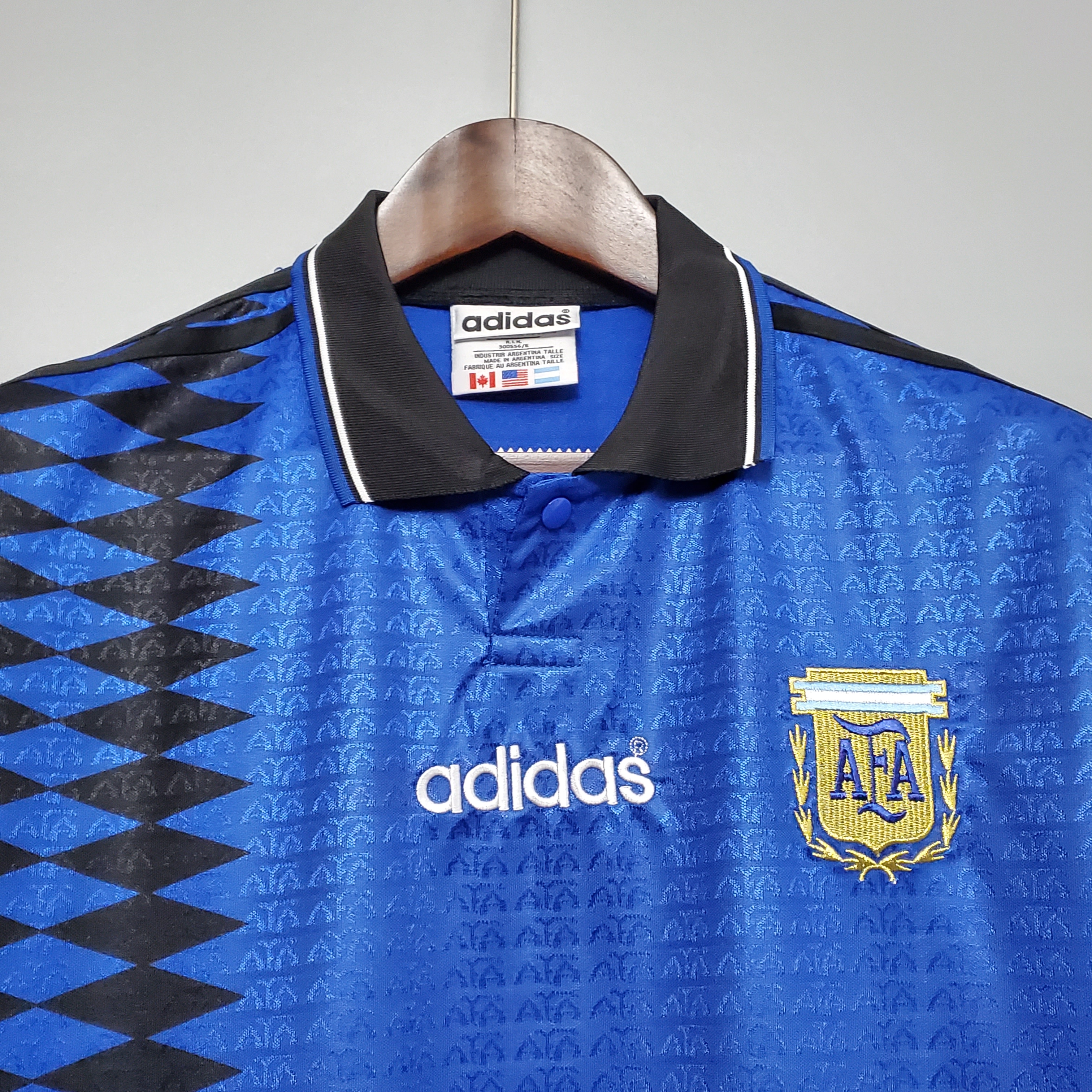 Retro Argentina 1994 Away Stadium Jersey - SOCCERDEALSHOP