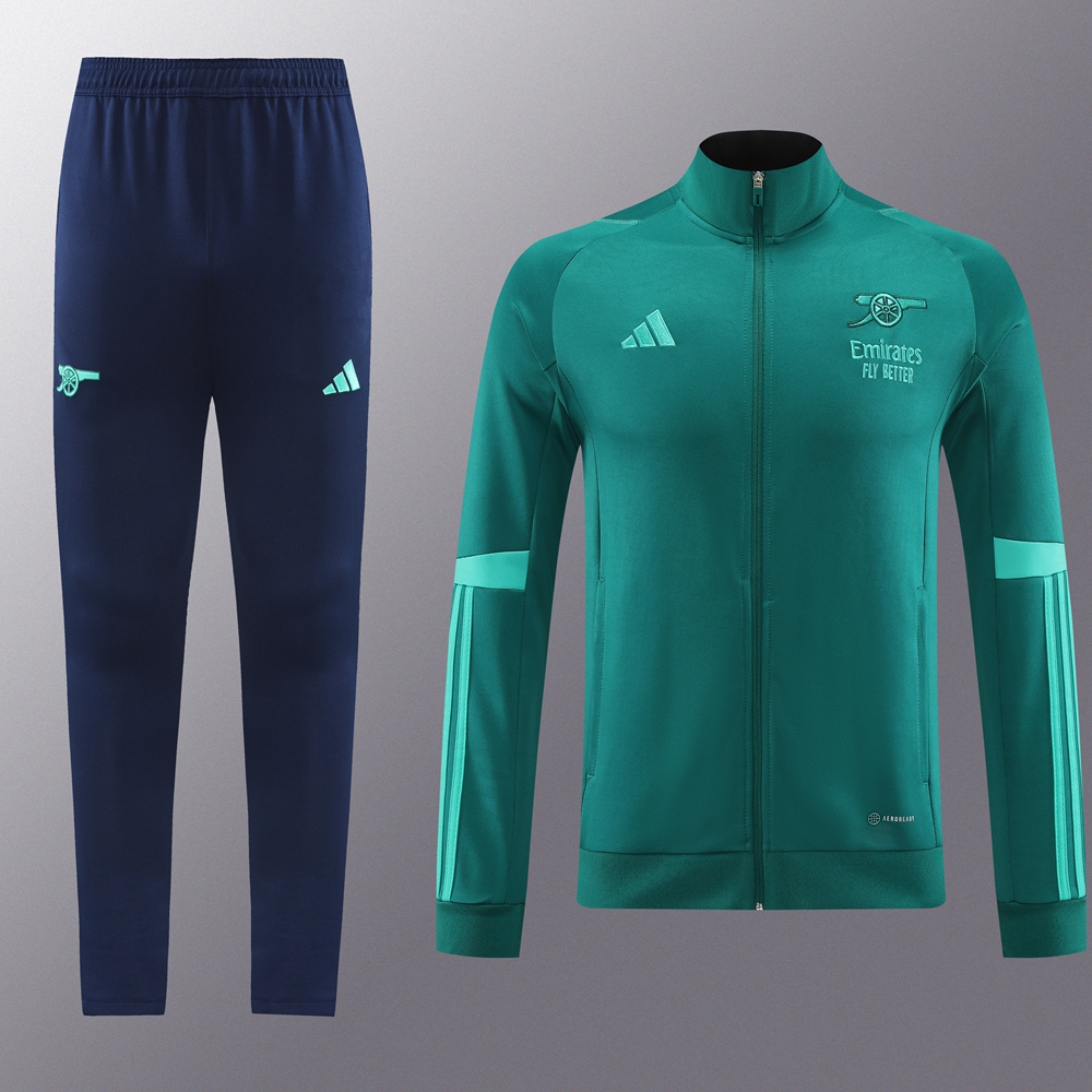 Arsenal 23-24 Jacket Training Tracksuit - Green - SOCCERDEALSHOP