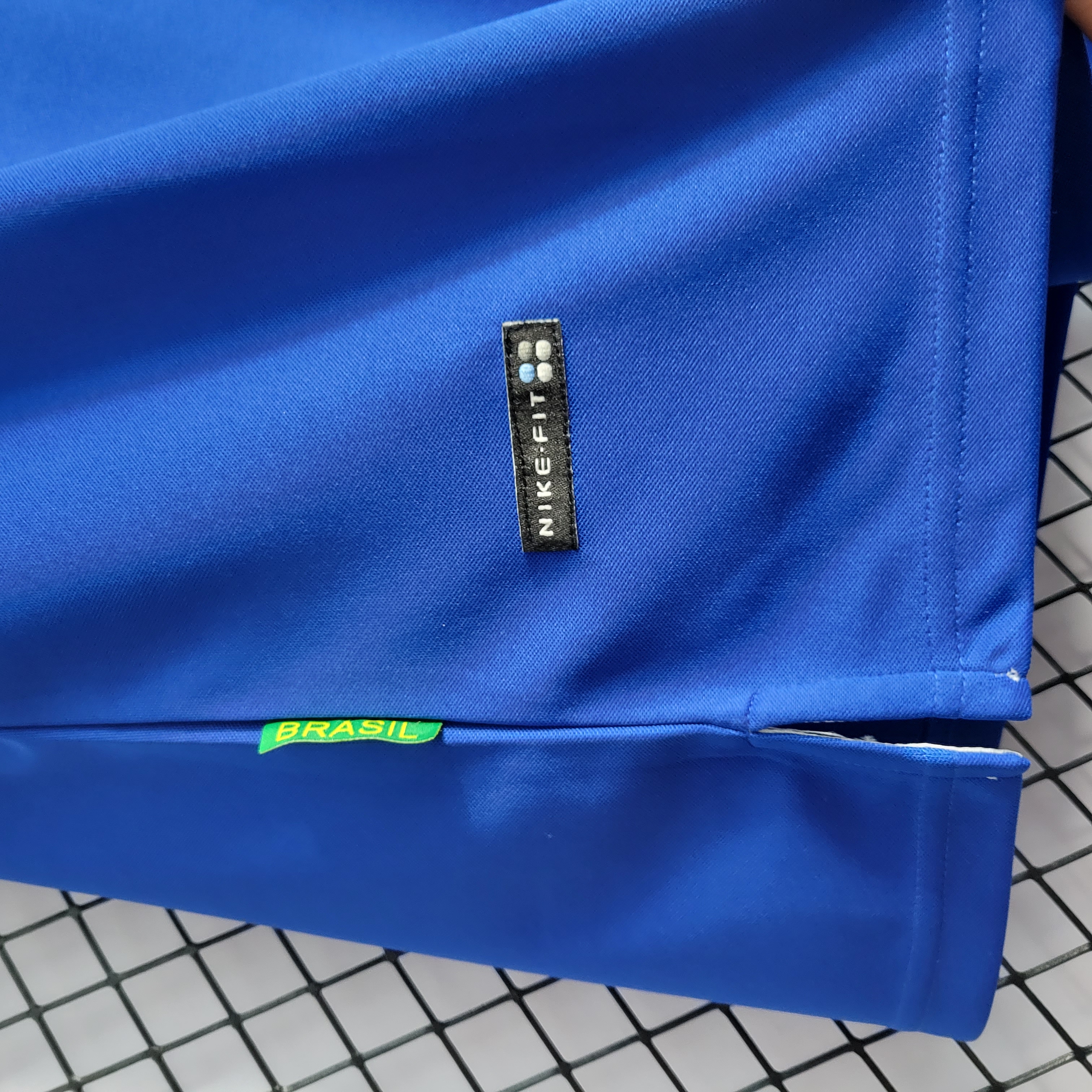 Retro Brazil 1998 Away Stadium Jersey - SOCCERDEALSHOP