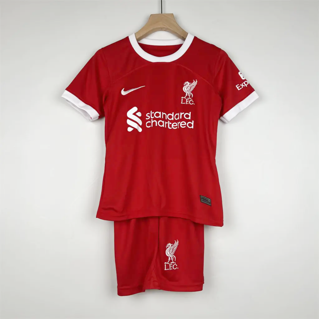 Liverpool 23/24 Home Kids Kit - SOCCERDEALSHOP