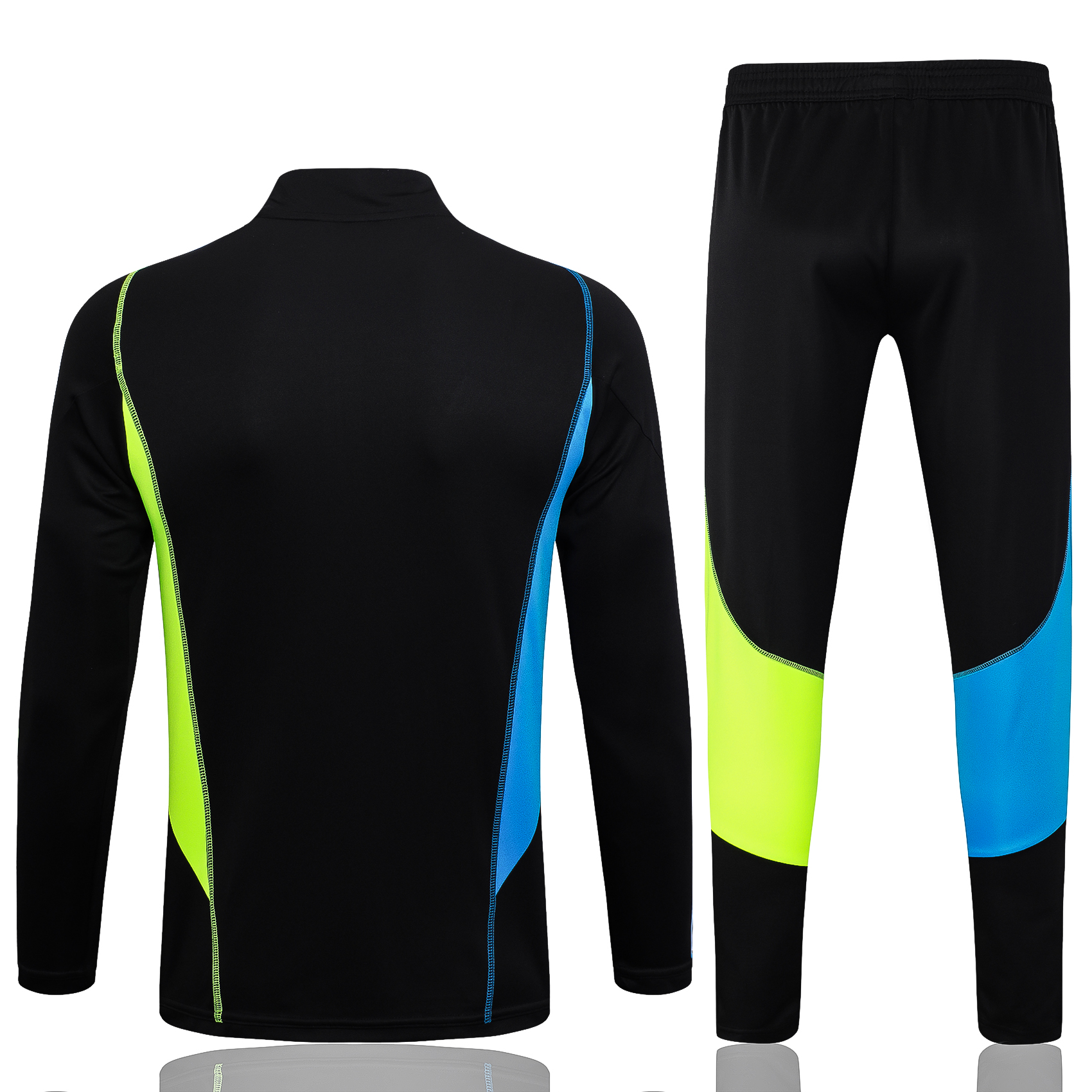 Arsenal 23-24 Kids Long Sleeve Training Set Black - SOCCERDEALSHOP