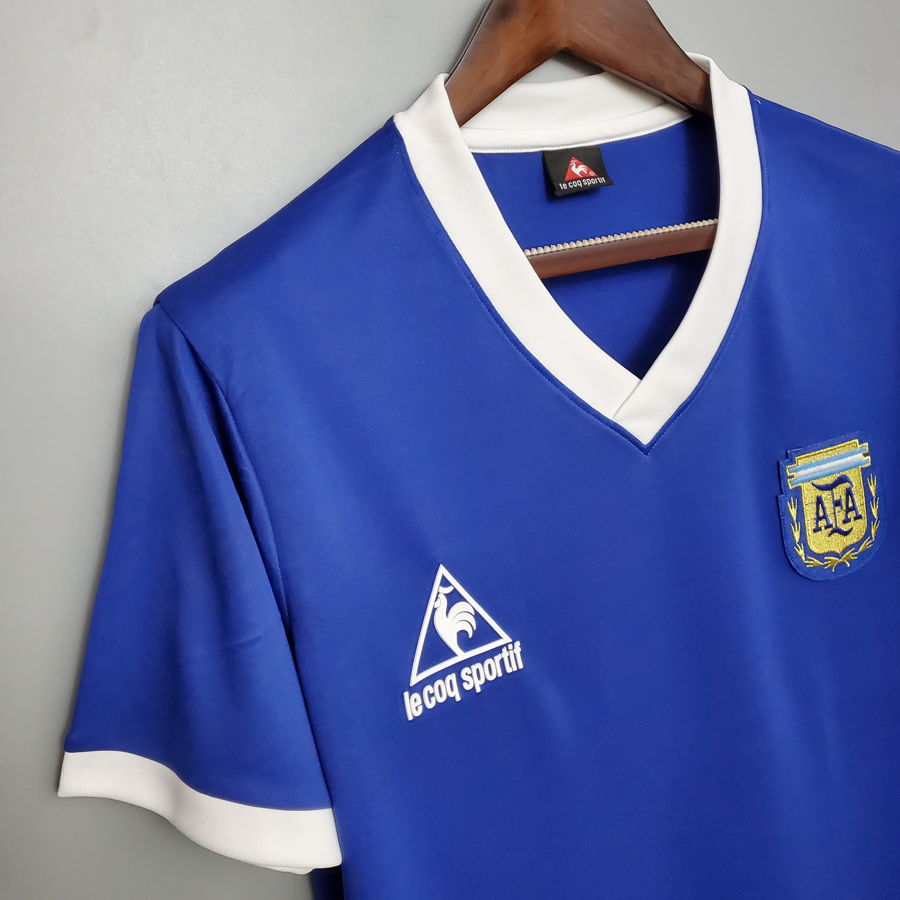 Retro Argentina 1986 Away Stadium Jersey - SOCCERDEALSHOP