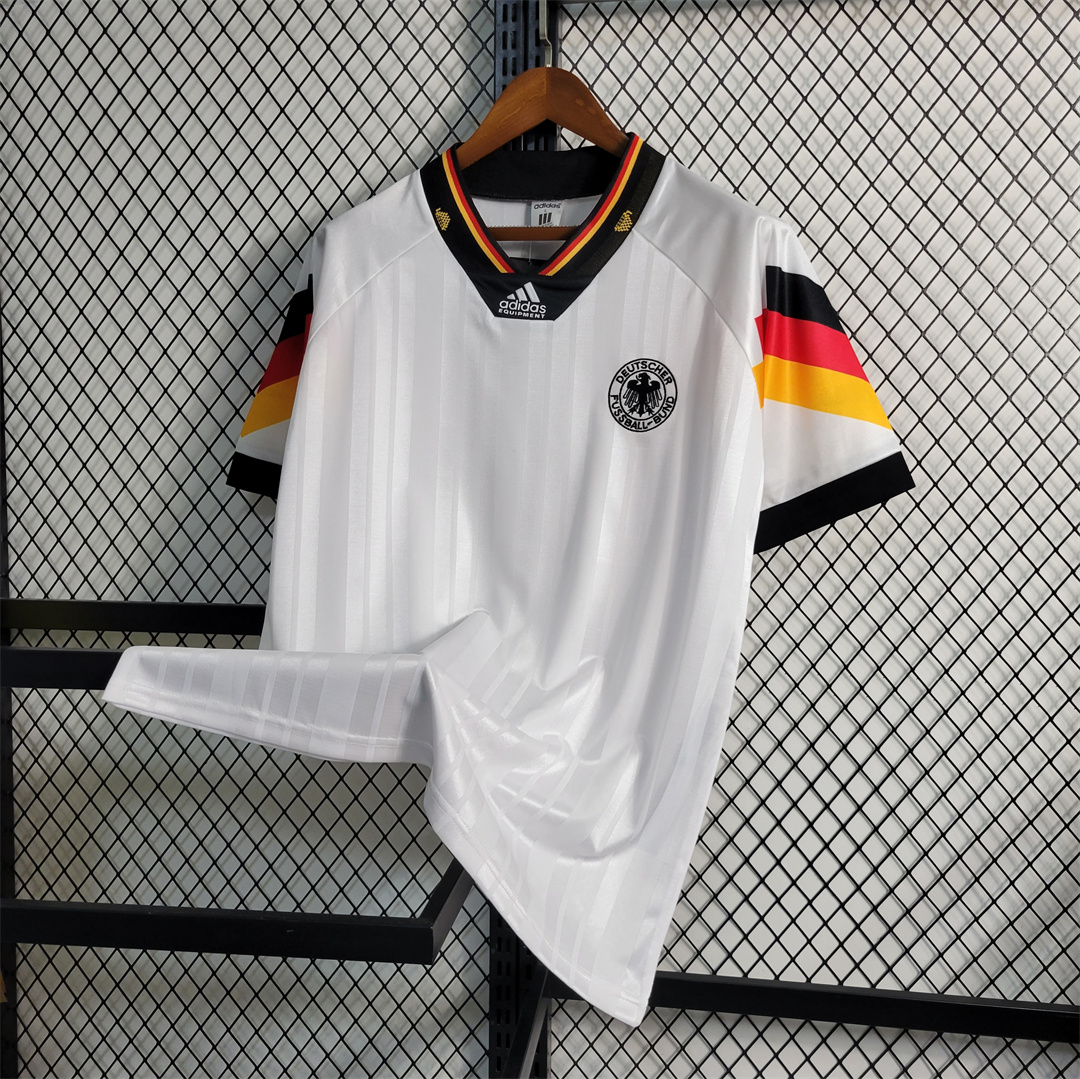 Retro Germany 1992 Home Stadium Jersey - SOCCERDEALSHOP