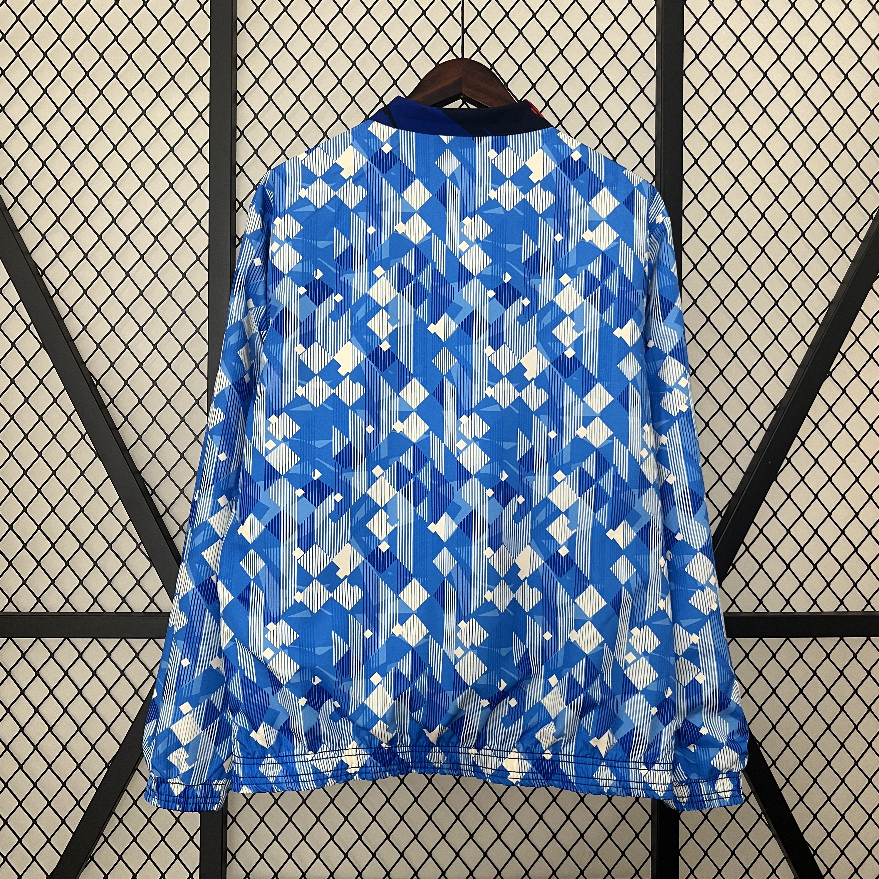 England 2024 Double Sided Reversible Windbreaker - Blue - SOCCERDEALSHOP