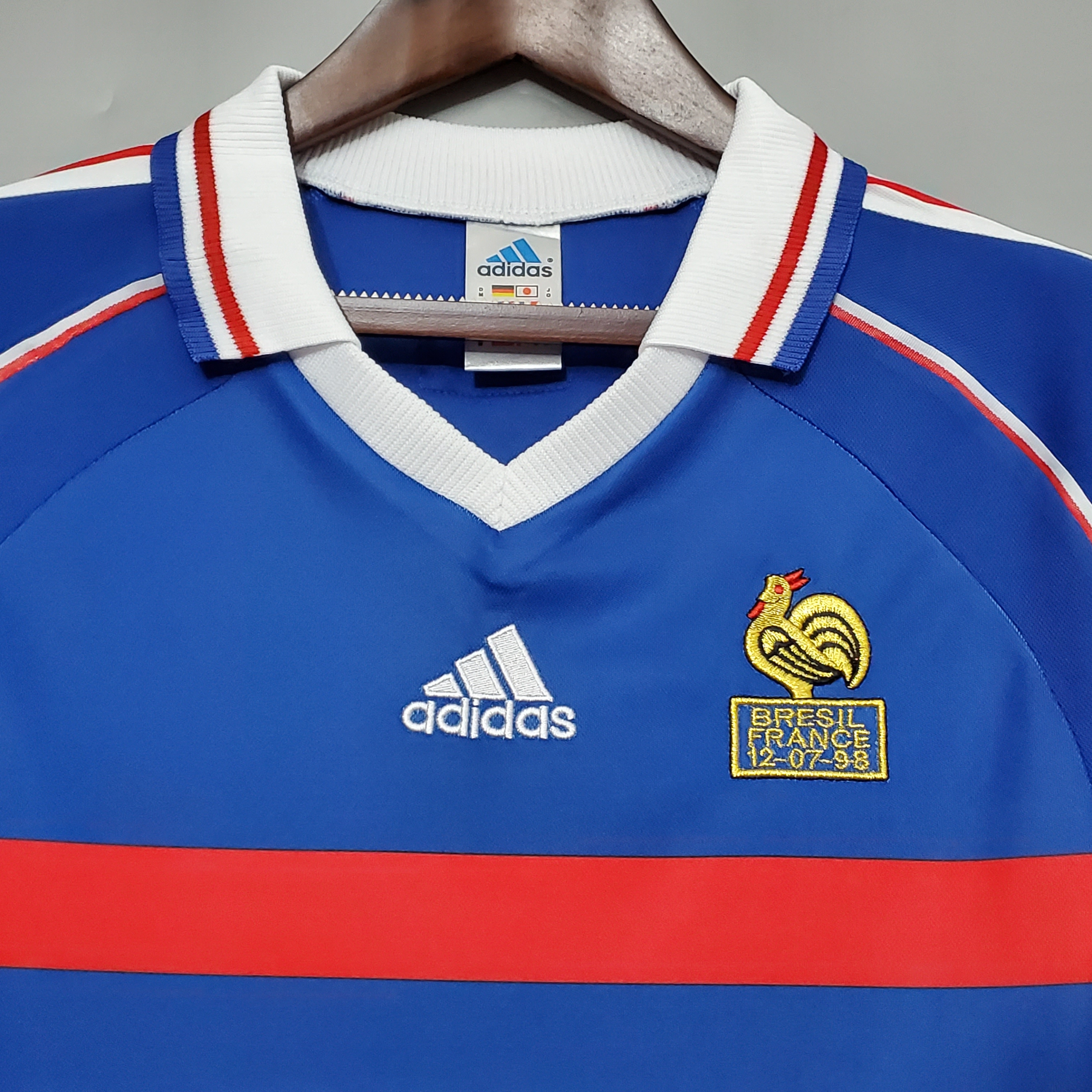 France Retro 1998 Home Jersey - SOCCERDEALSHOP