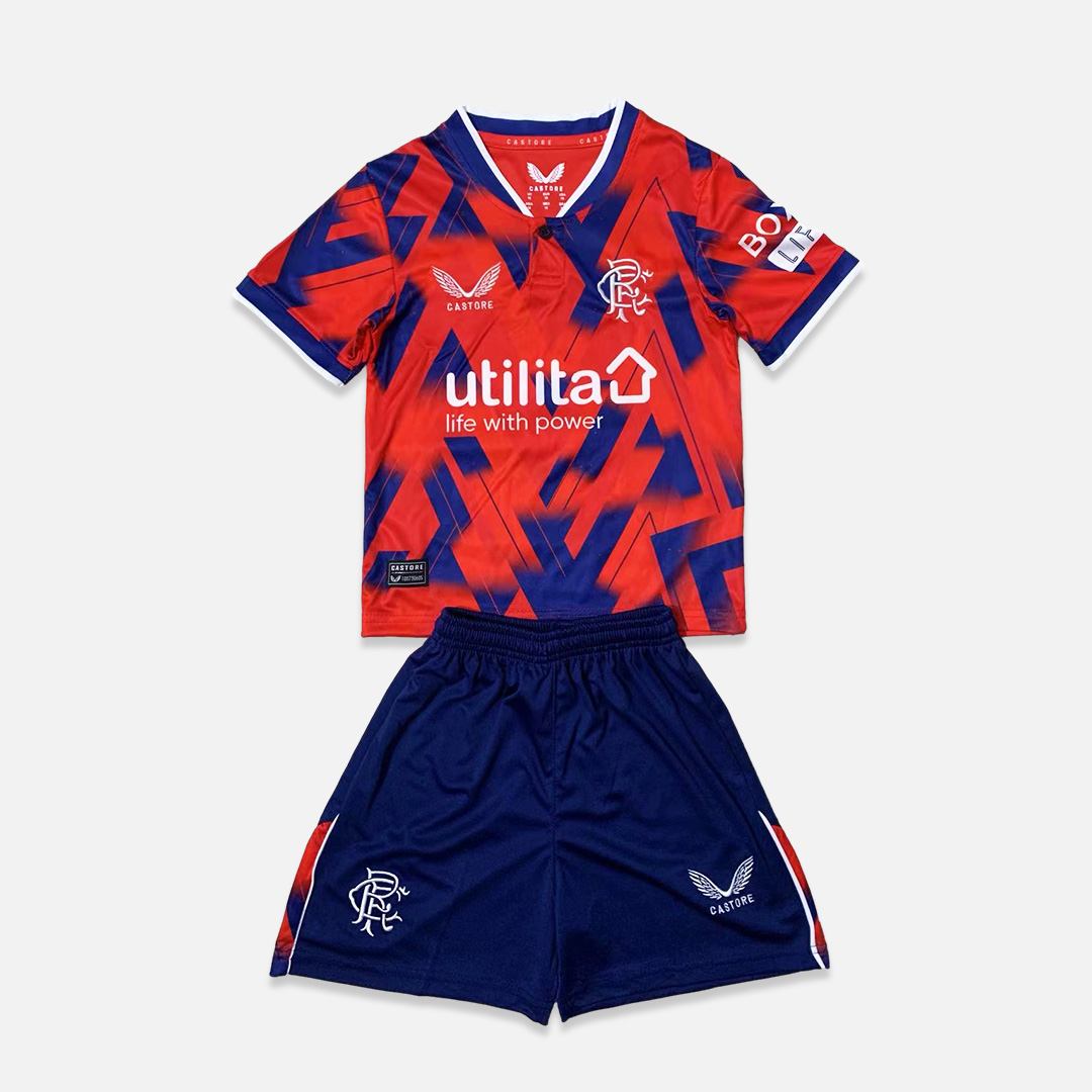 Glasgow Rangers 23-24 Fourth Kids Kit - SOCCERDEALSHOP