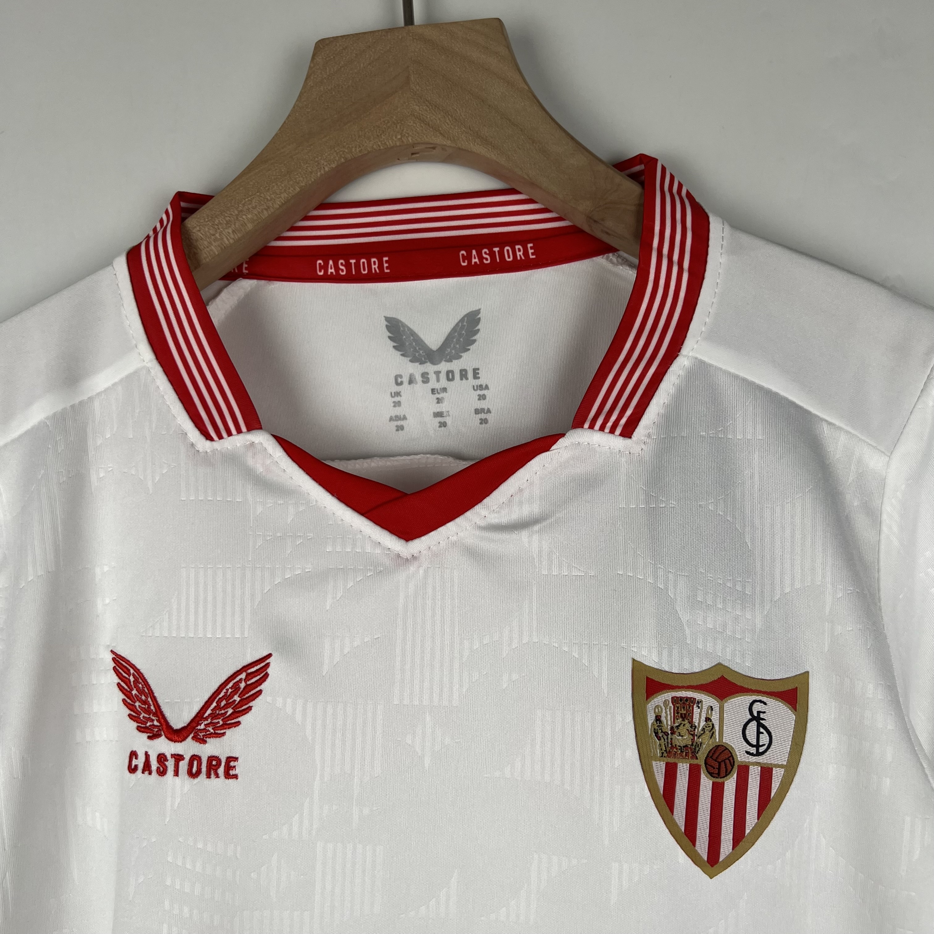 Sevilla 23-24 Home Stadium Kids Kit - SOCCERDEALSHOP