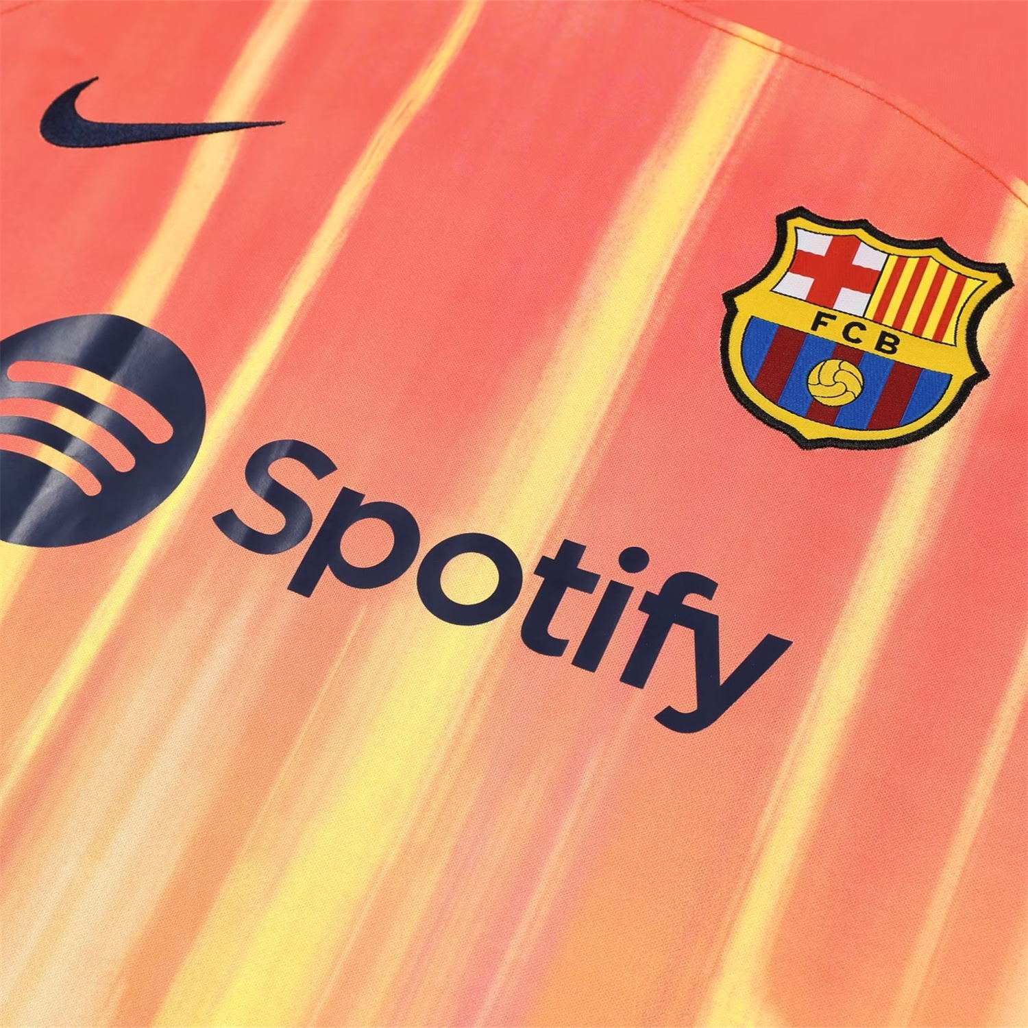 B.A.R.S.A 23-24 Orange Player Vest Training Set - SOCCERDEALSHOP