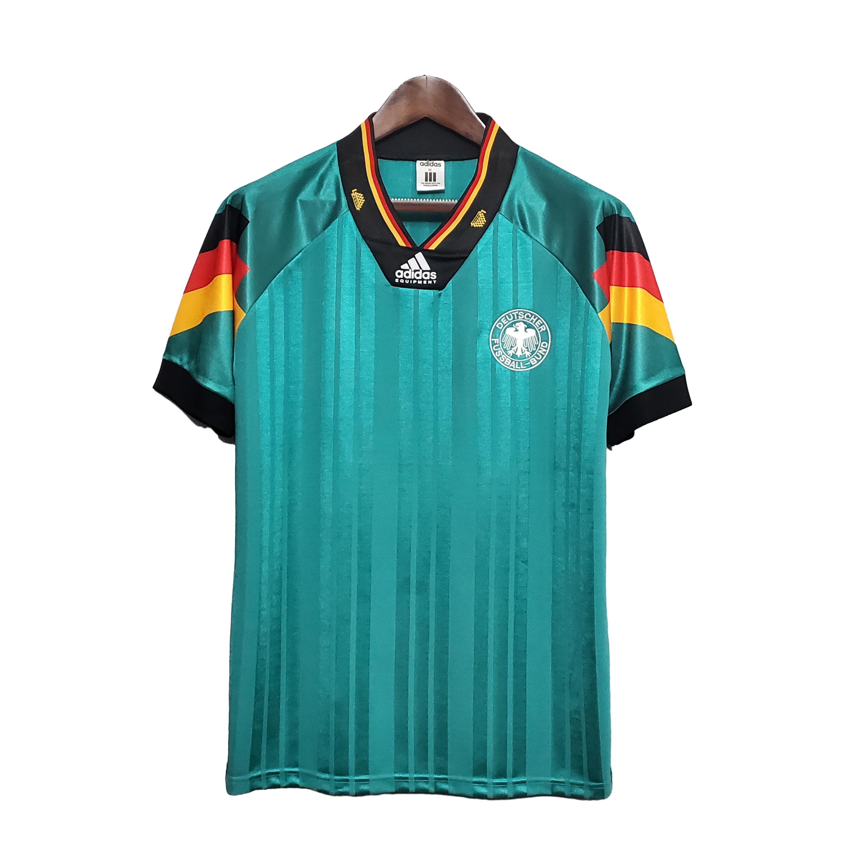 Retro Germany 1992 Away Stadium Jersey - SOCCERDEALSHOP