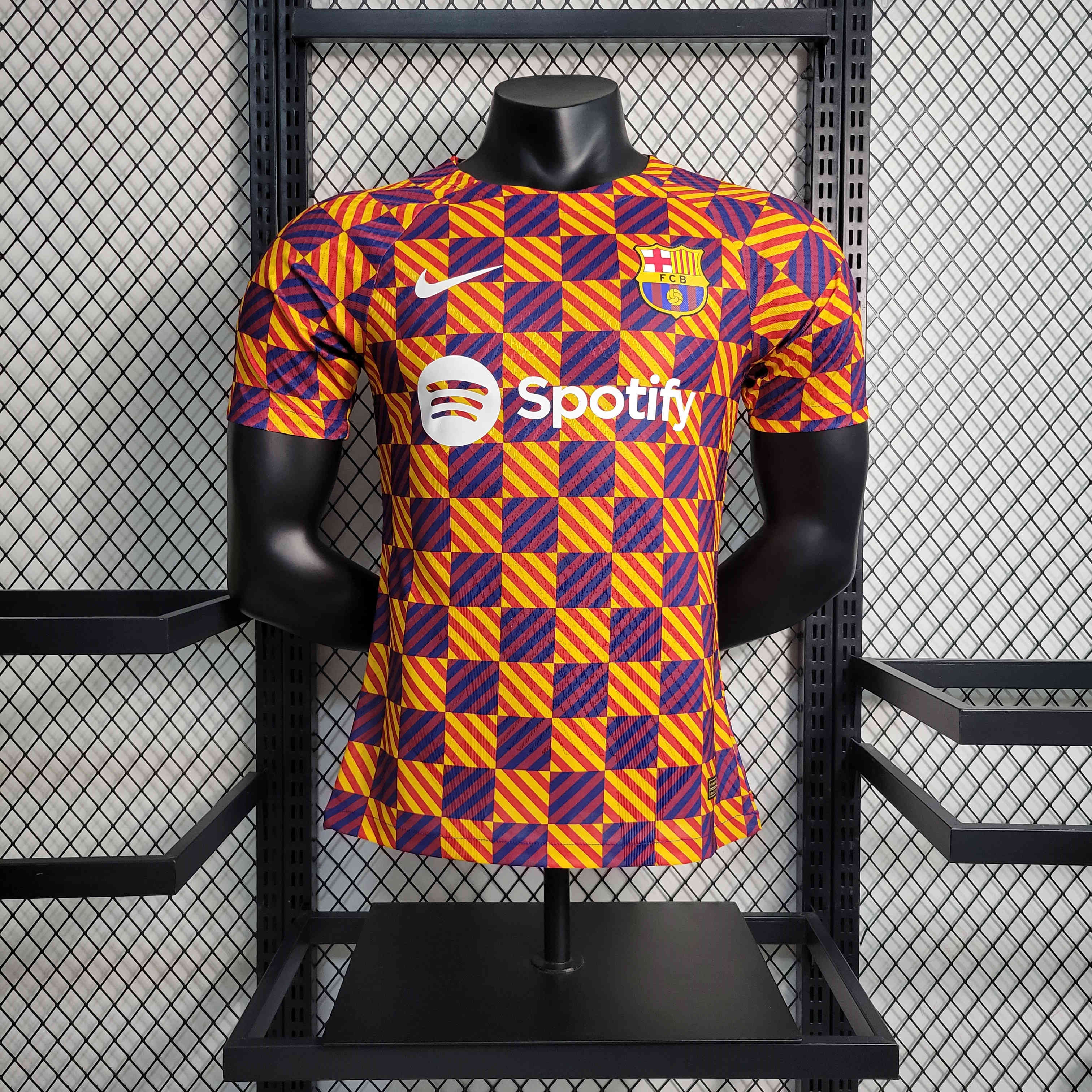 B.A.R.S.A 23-24 Home Training Jersey - Player Version - SOCCERDEALSHOP