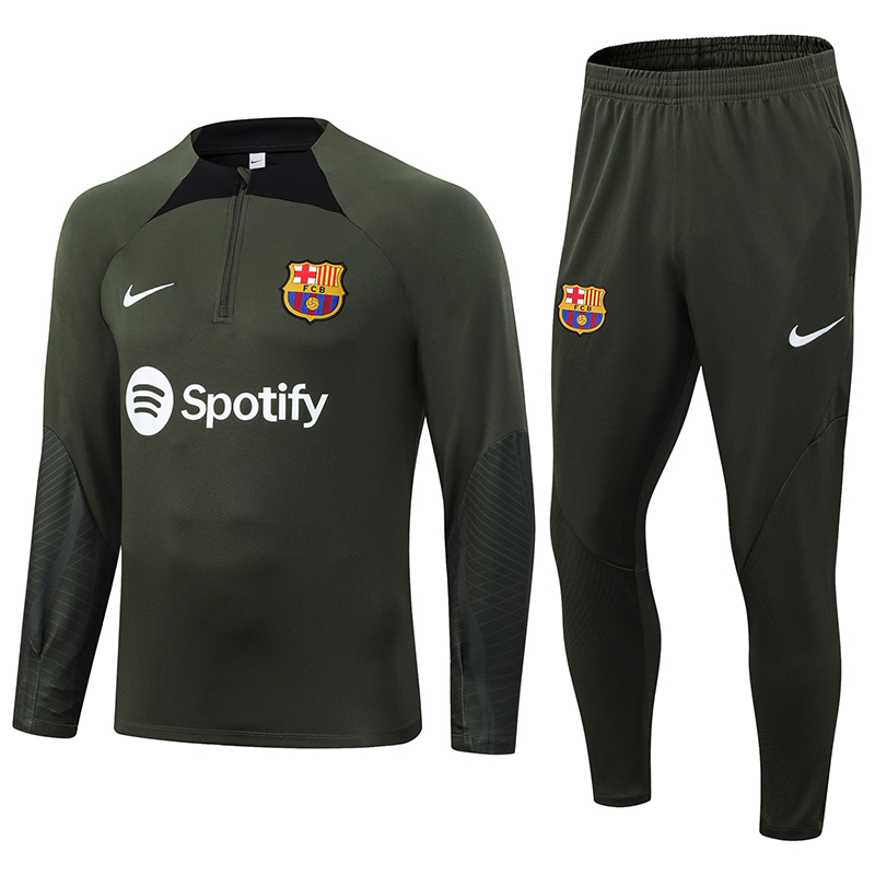 B.A.R.S.A 23-24 Long Sleeve Training Set -Green - SOCCERDEALSHOP
