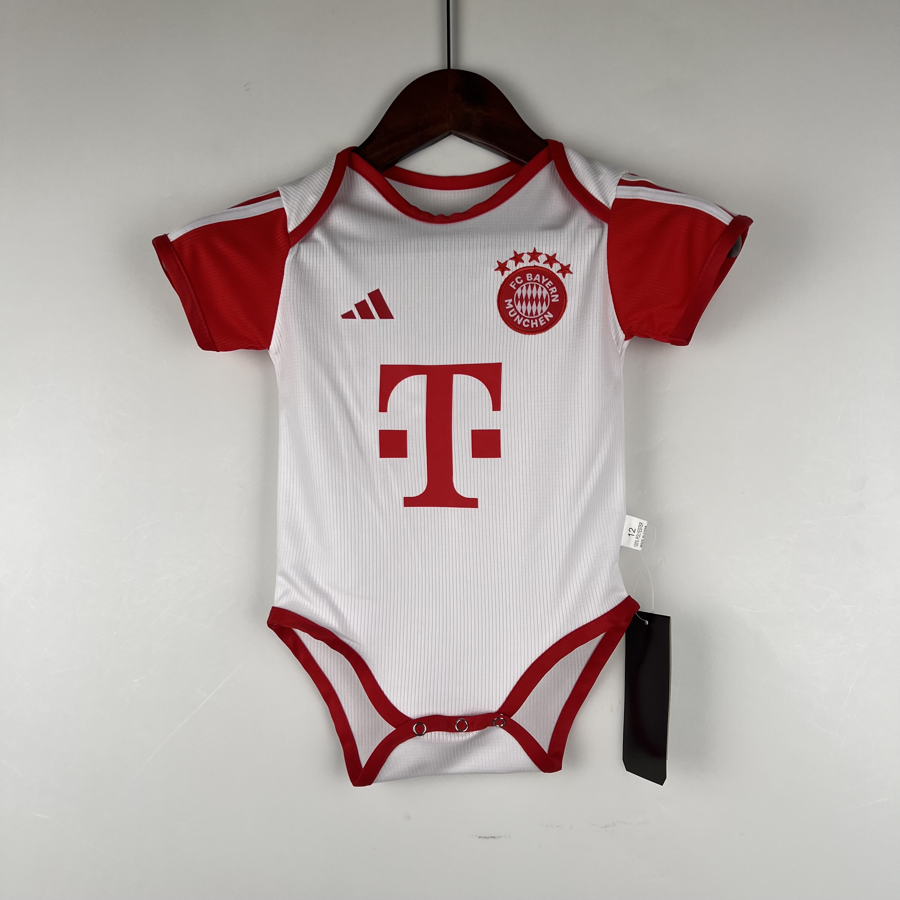 Bayern Munich 23-24 Home Stadium Baby Crawling Suit - SOCCERDEALSHOP