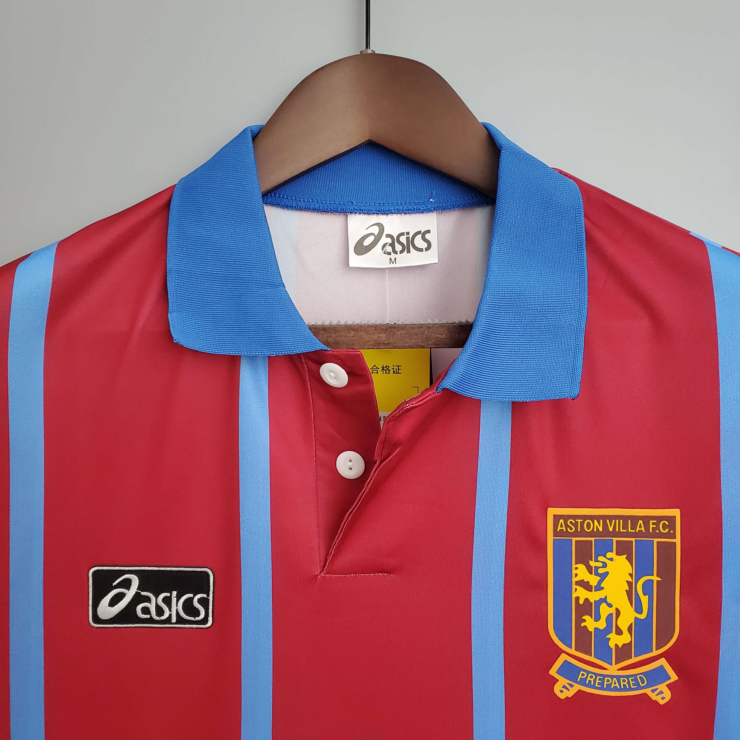 Retro Aston Villa 1993-95 Home Stadium Jersey - SOCCERDEALSHOP