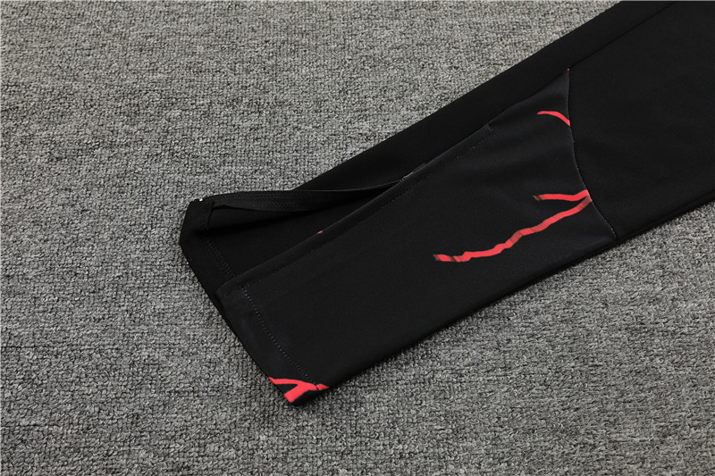 Manchester City 23-24 Long Sleeve Training Set - Orange Red - SOCCERDEALSHOP