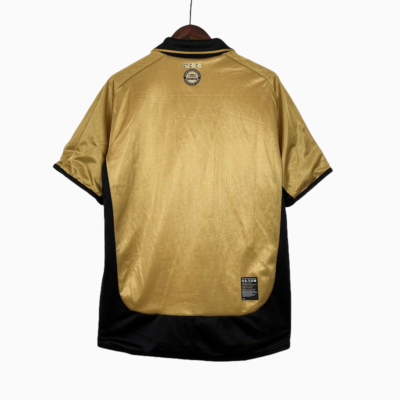 Manchester United Retro 01-02 100th Anniversary Special Edition Jersey - Gold - SOCCERDEALSHOP