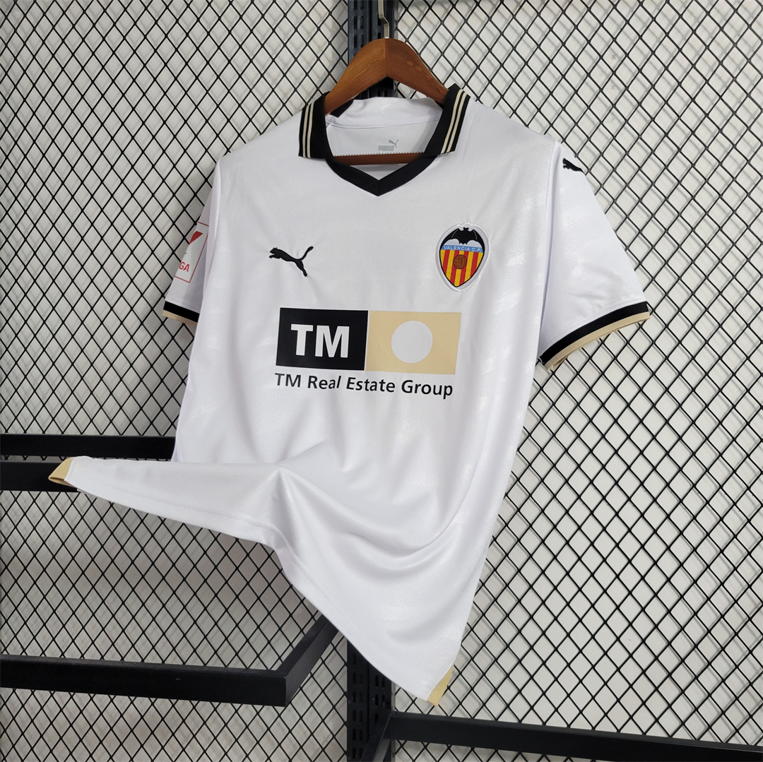 Valencia 23-24 Home Stadium Jersey - Fans Version - SOCCERDEALSHOP