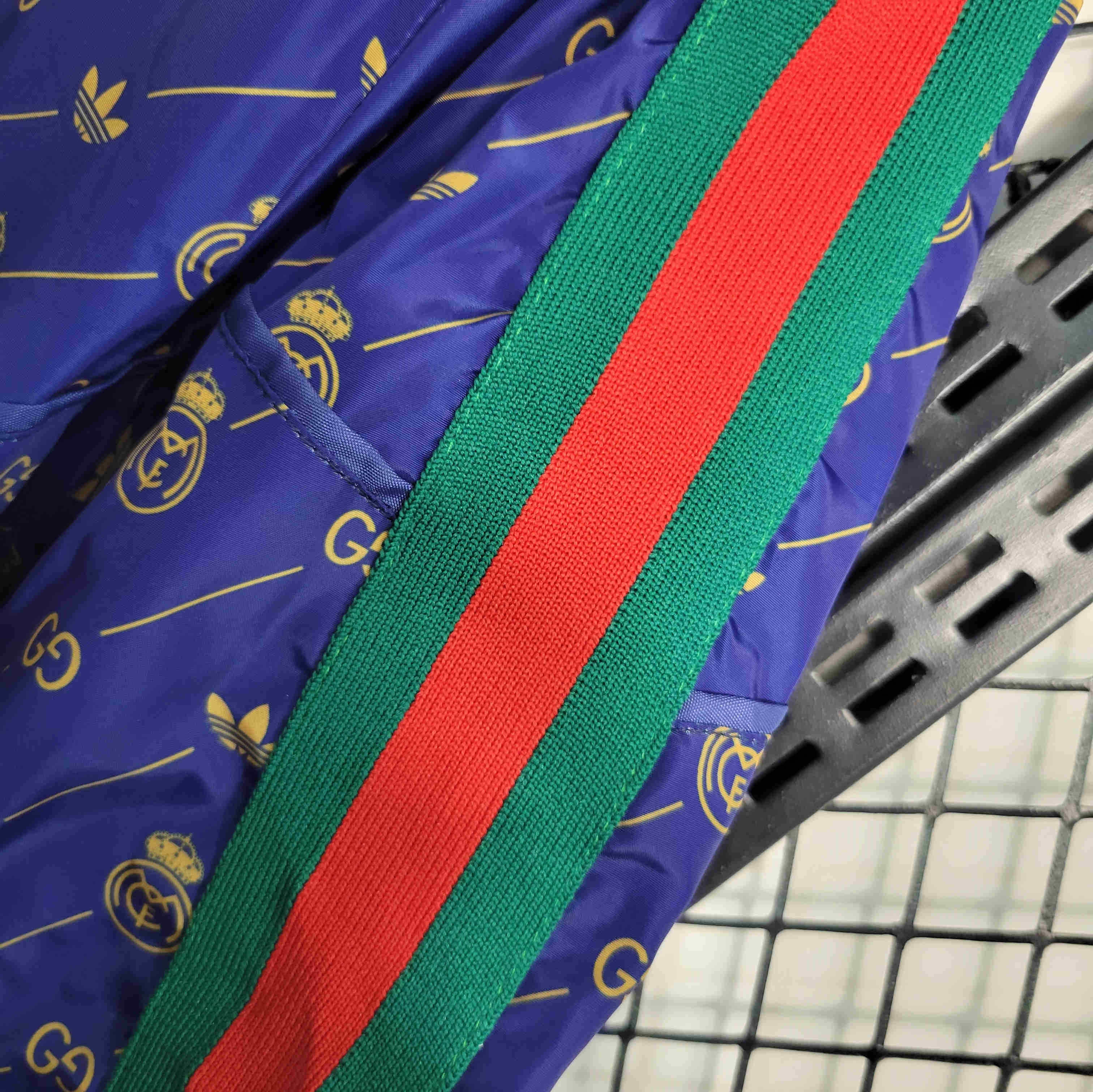 23-24 Real Madrid x GUCCI Navy Windbreaker - SOCCERDEALSHOP