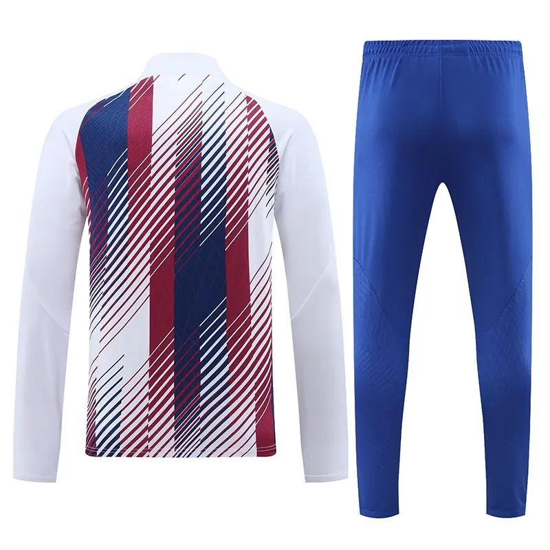 B.A.R.S.A 23-24 Long Sleeve Training Set - Red & Blue - SOCCERDEALSHOP