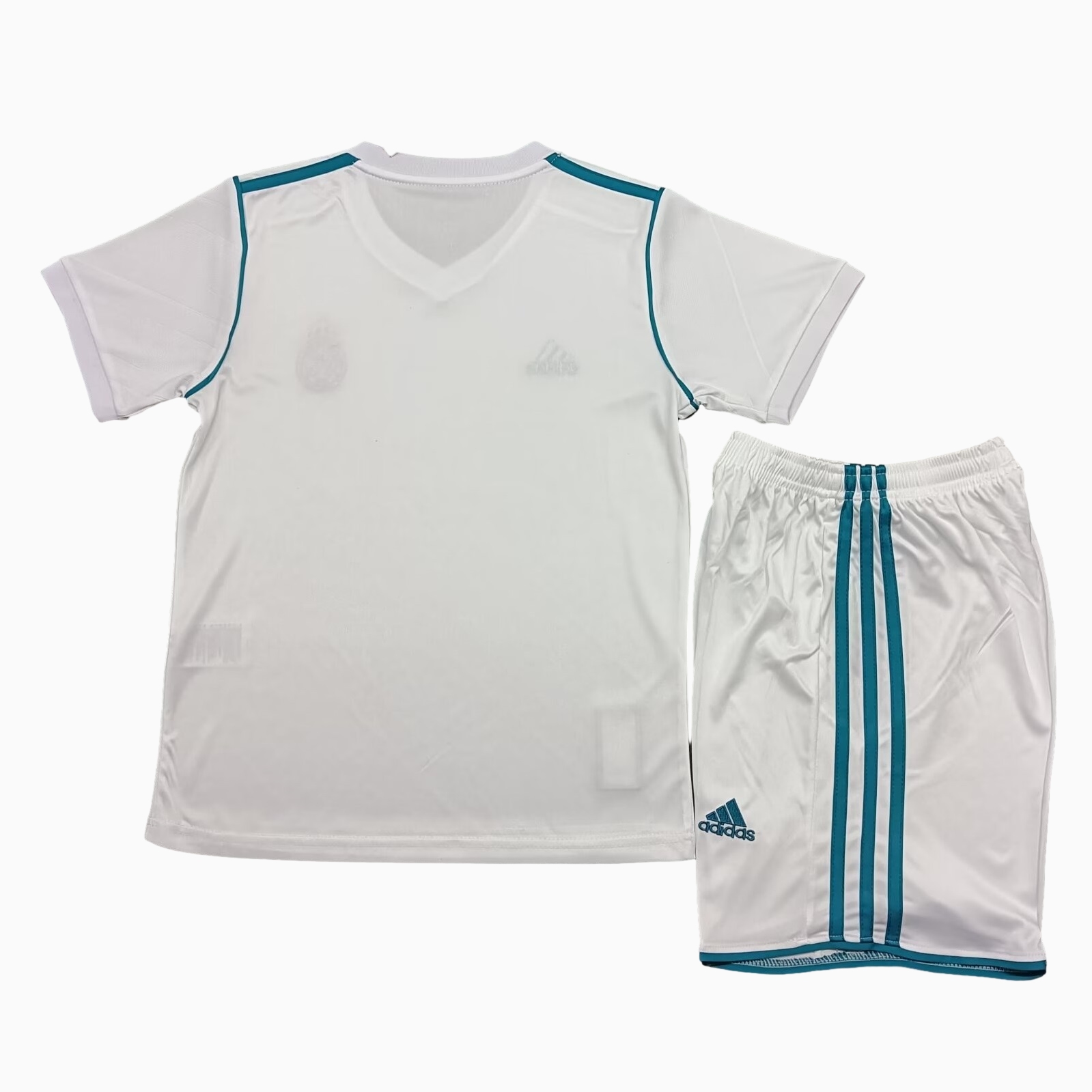 Retro Real Madrid 17-18 Home Stadium Kids Kit - SOCCERDEALSHOP