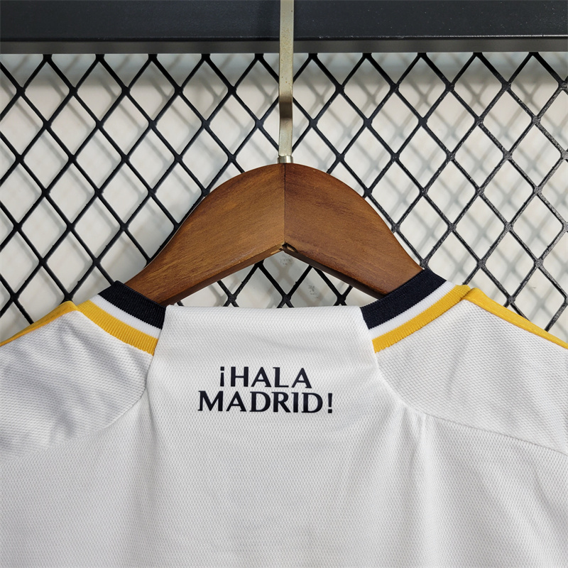 Real Madrid 23/24 Home Kids Kit - SOCCERDEALSHOP