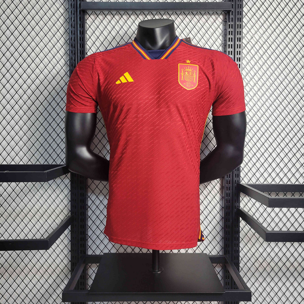 Spain 22-23 Home Jersey - Player Version - SOCCERDEALSHOP
