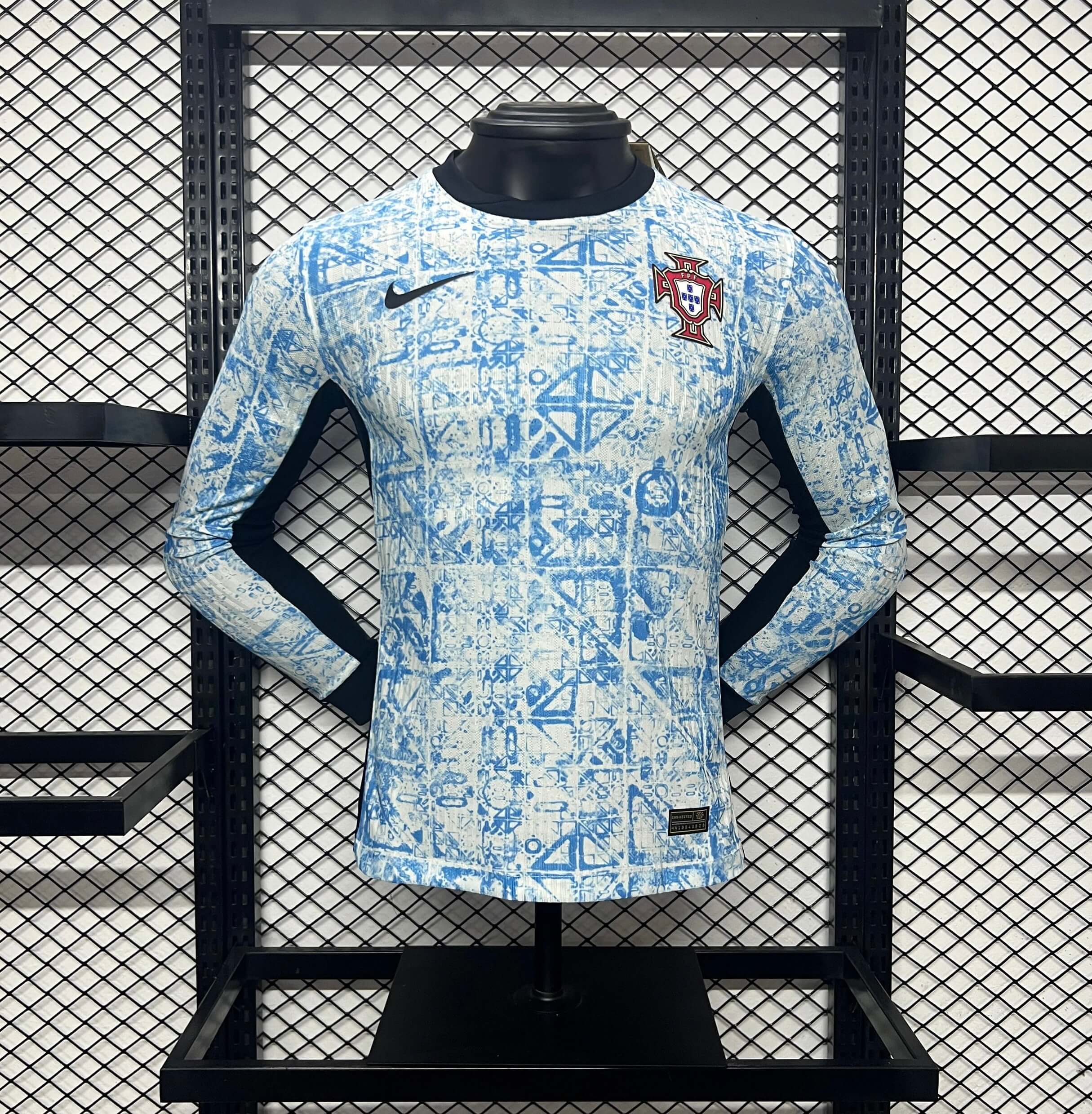 Portugal 2024 Away Long Sleeve Jersey - Player Version - SOCCERDEALSHOP