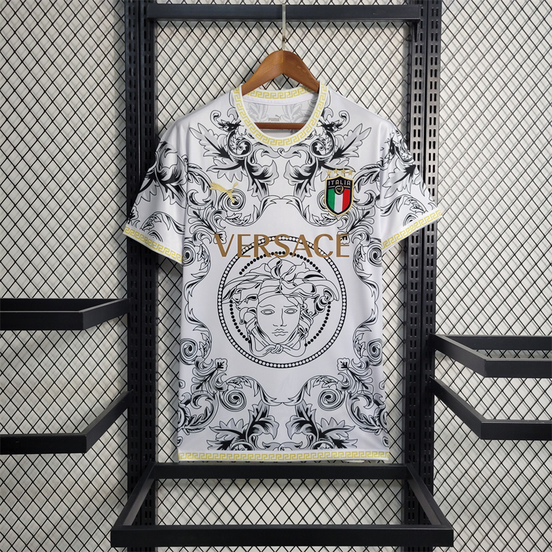 Italy X Versace Special Edition Jersey 23/24 Football Kit - SOCCERDEALSHOP