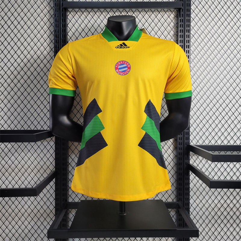 23/24 Bayern Munich Jersey Yellow Icon - Player Version - SOCCERDEALSHOP